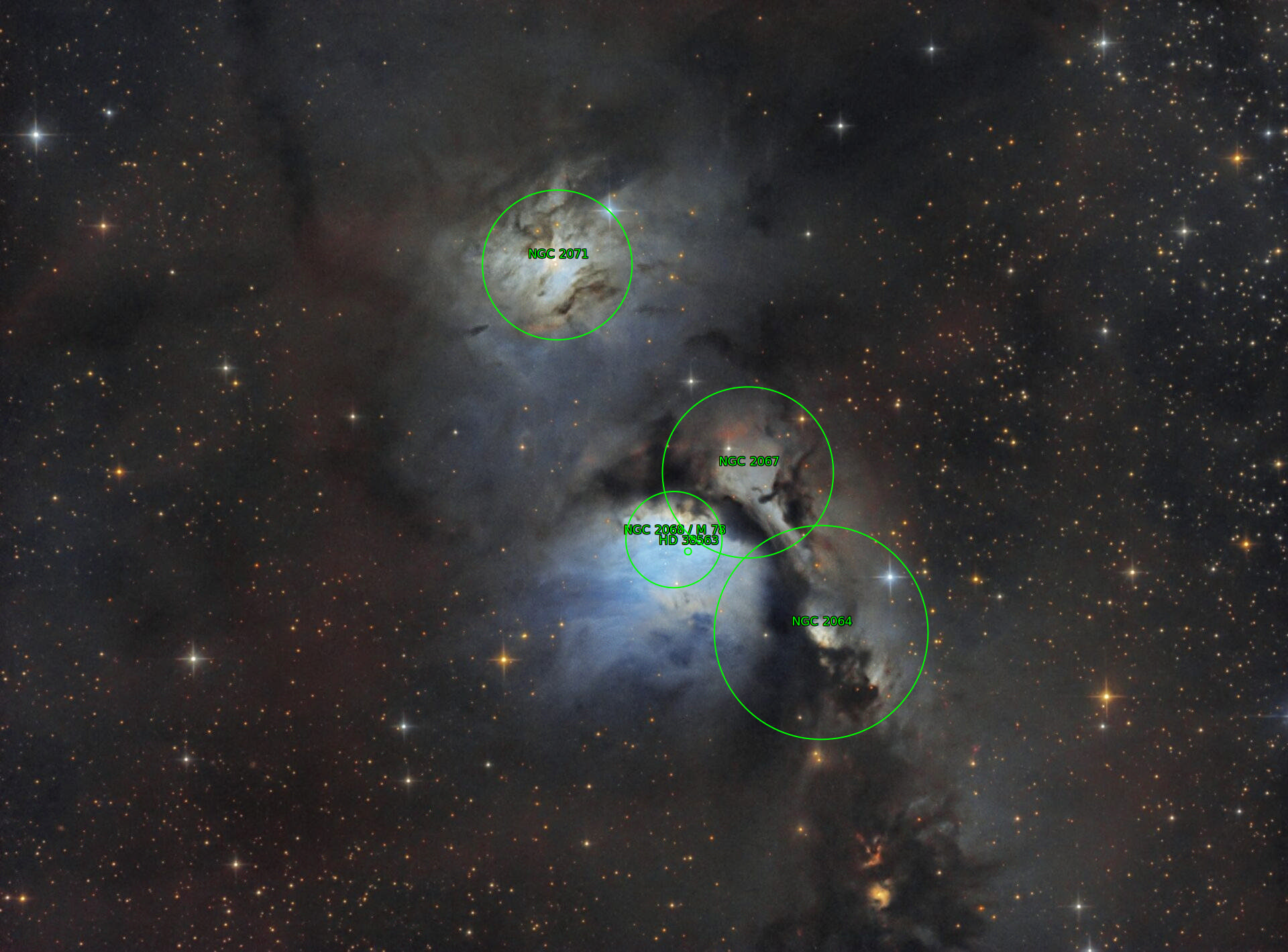 Sternkarten-Overlay (Astrometry.net)