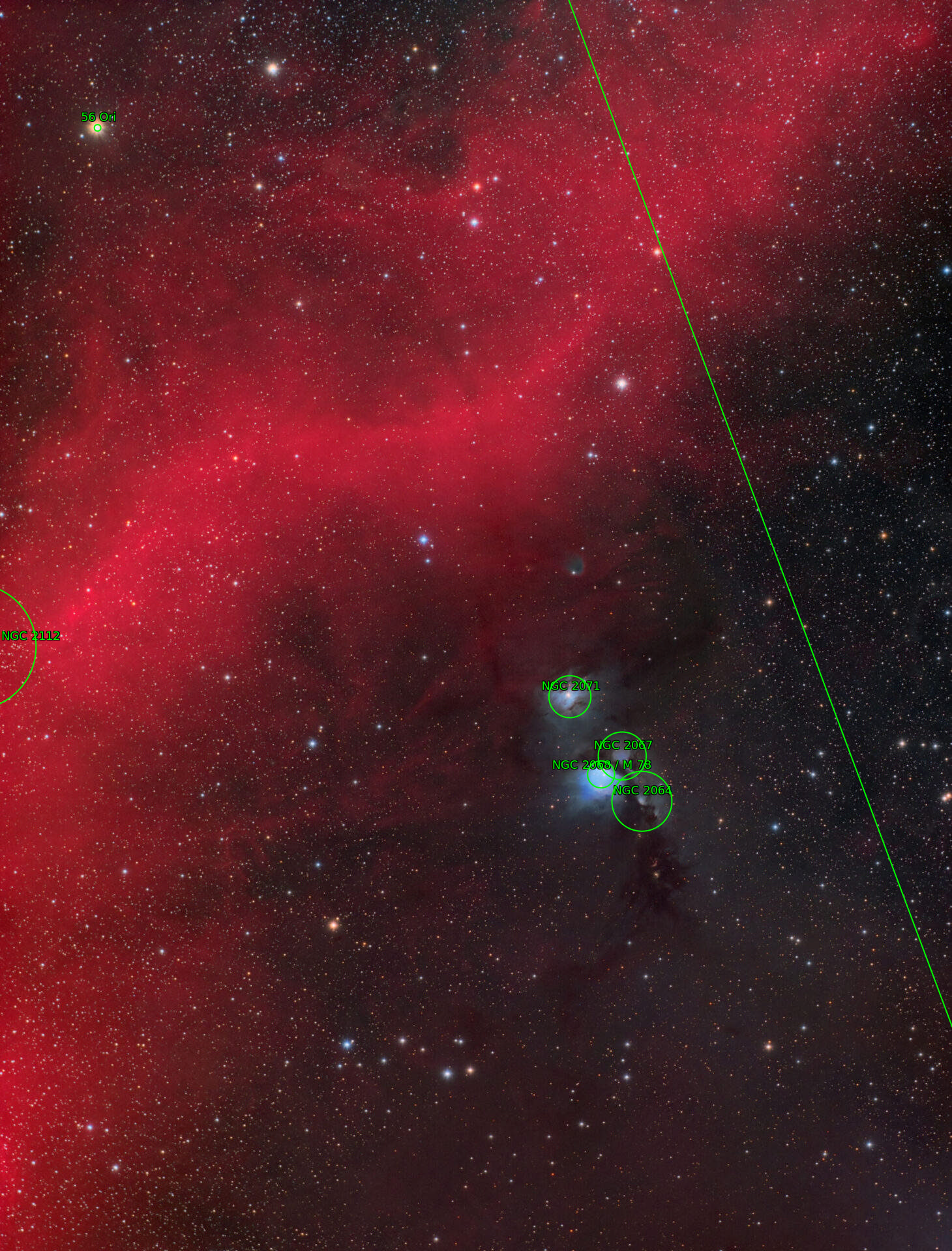 Sternkarten-Overlay (Astrometry.net)