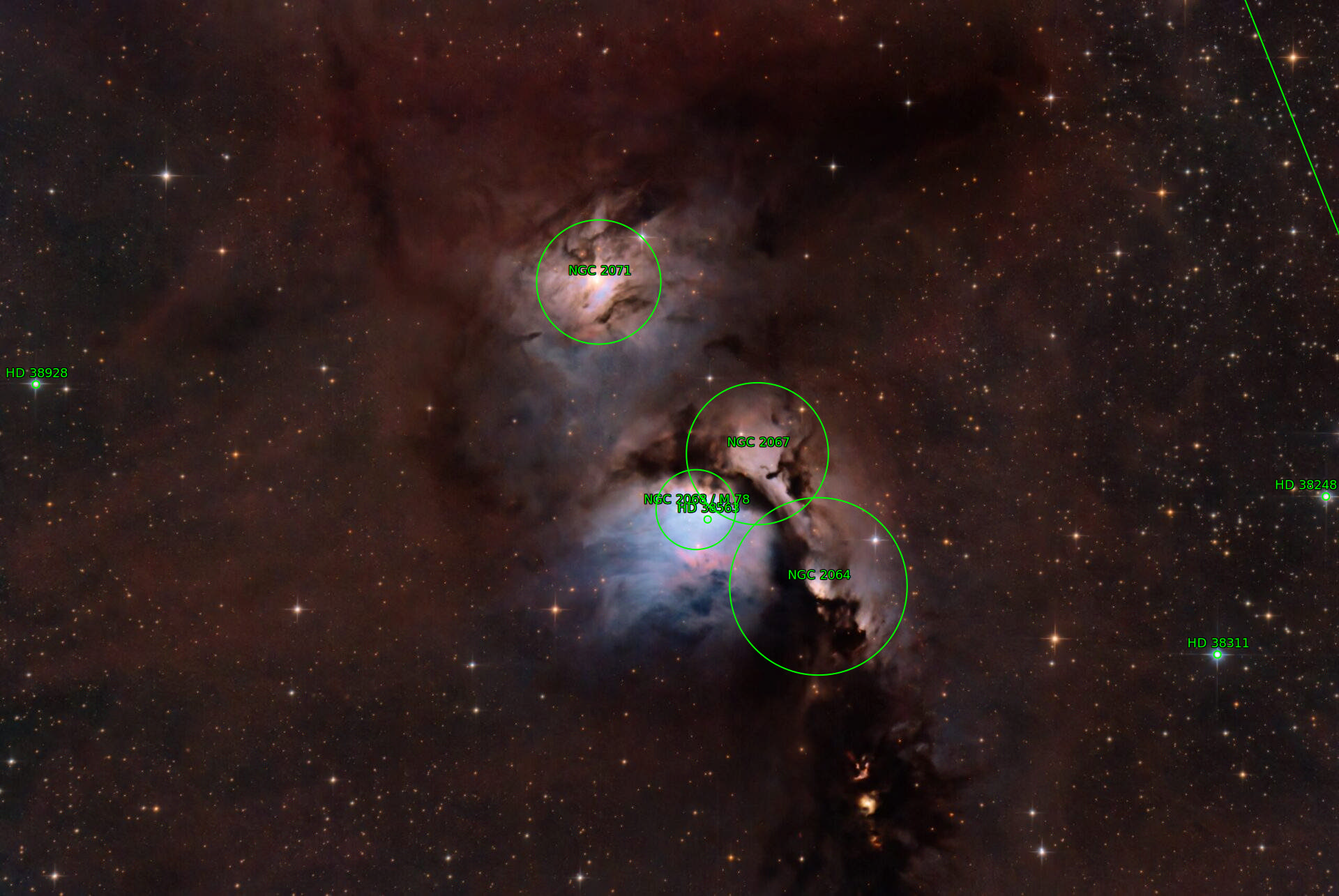 Sternkarten-Overlay (Astrometry.net)