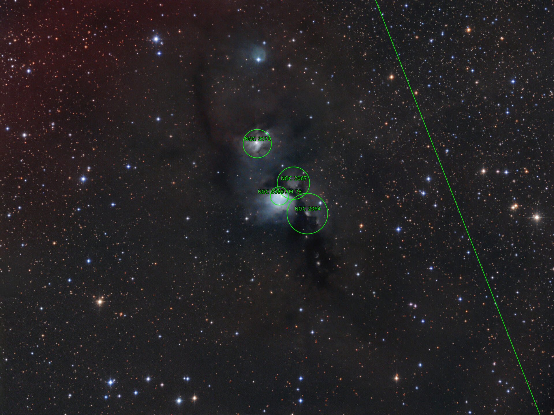 Sternkarten-Overlay (Astrometry.net)