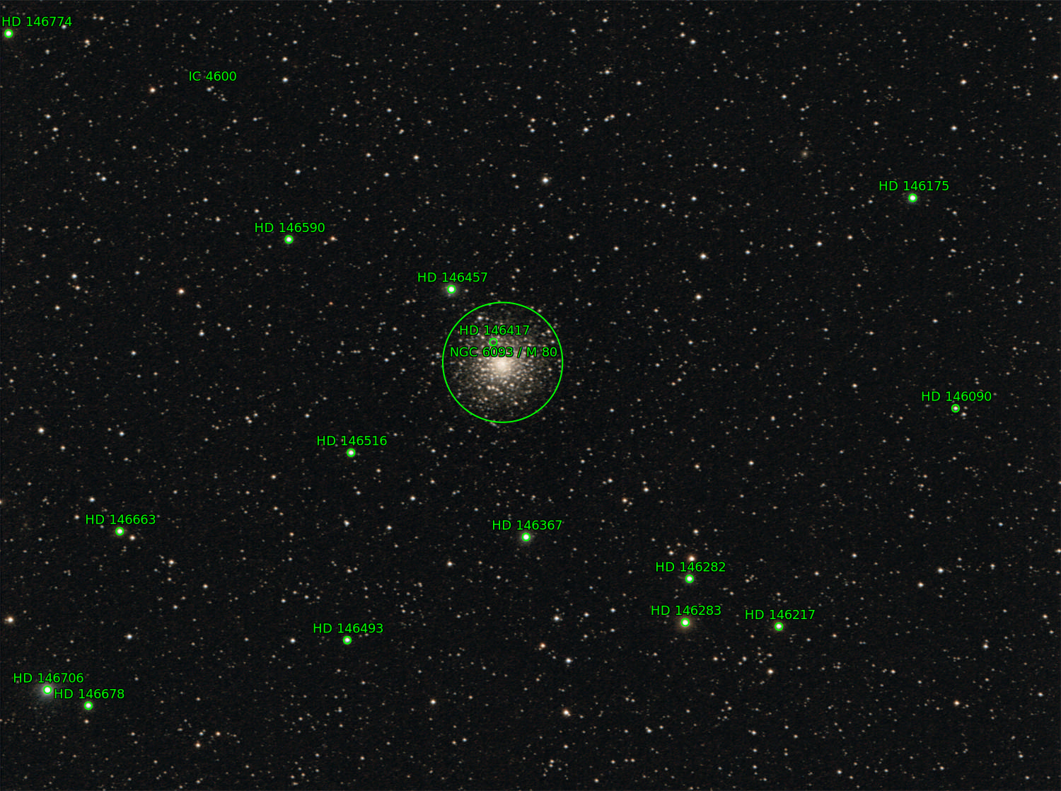 Sternkarten-Overlay (Astrometry.net)