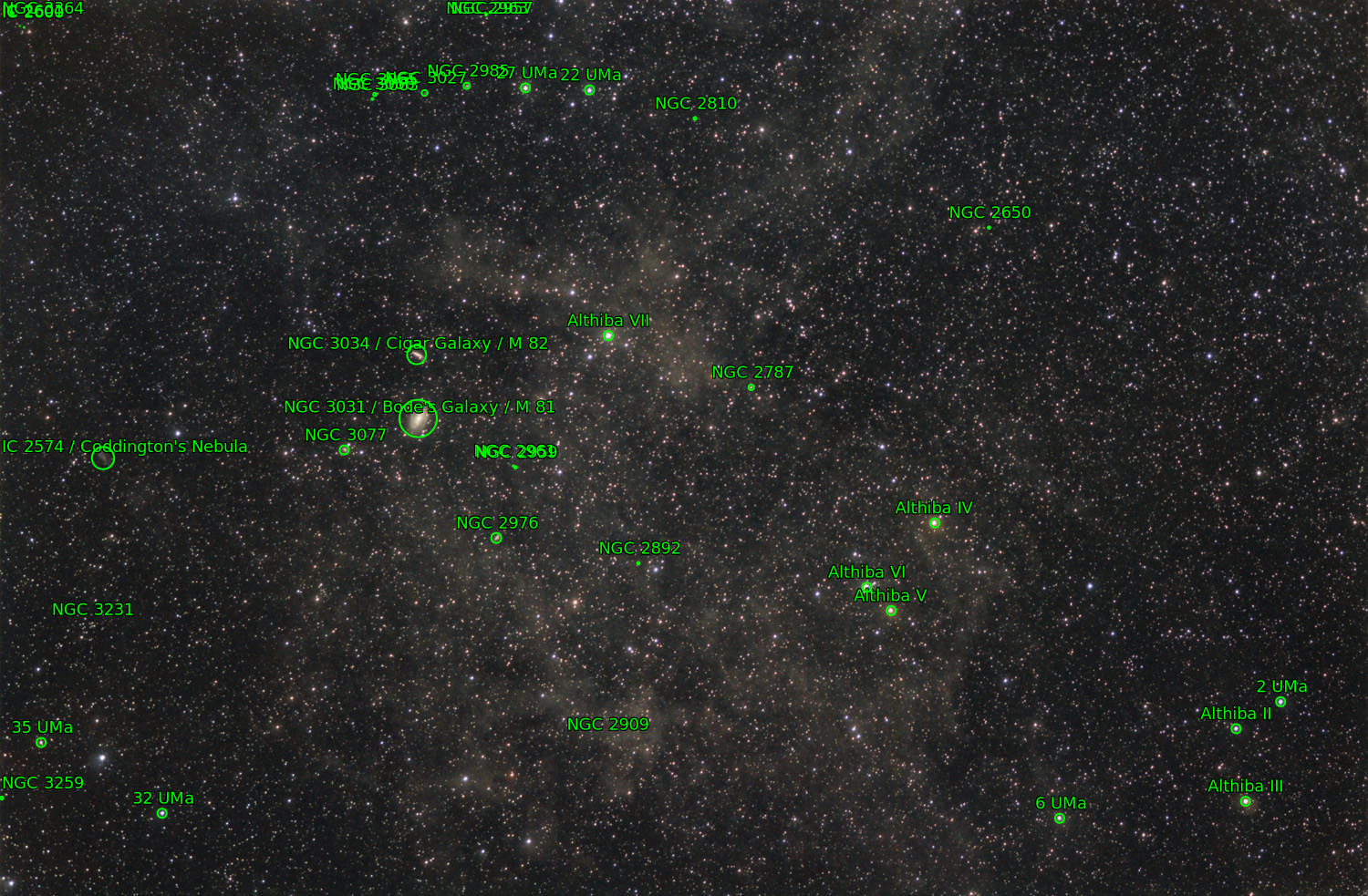 Sternkarten-Overlay (Astrometry.net)