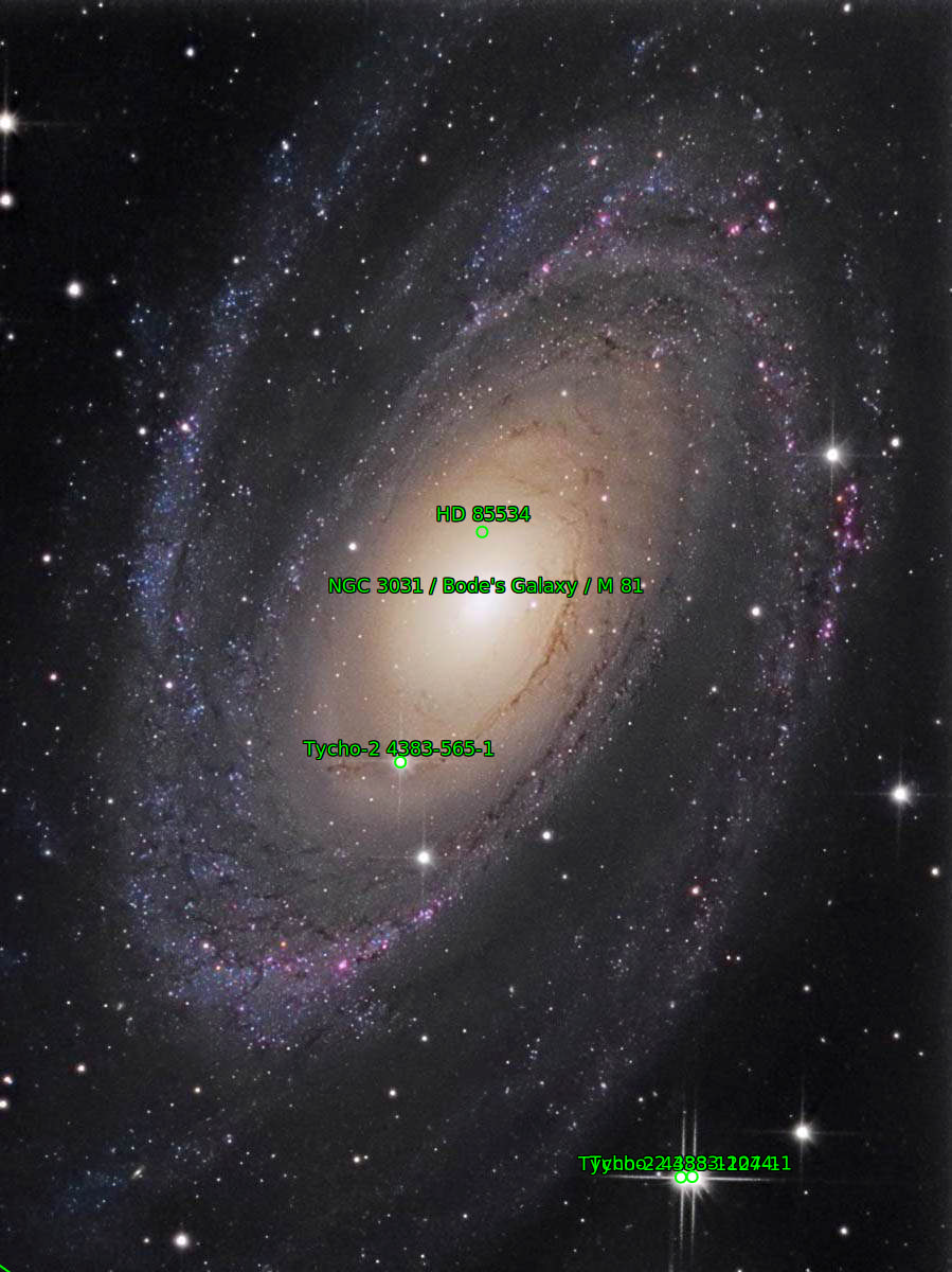 Sternkarten-Overlay (Astrometry.net)