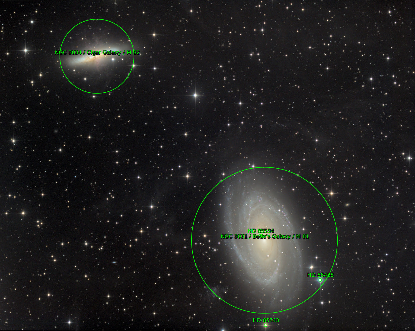 Sternkarten-Overlay (Astrometry.net)