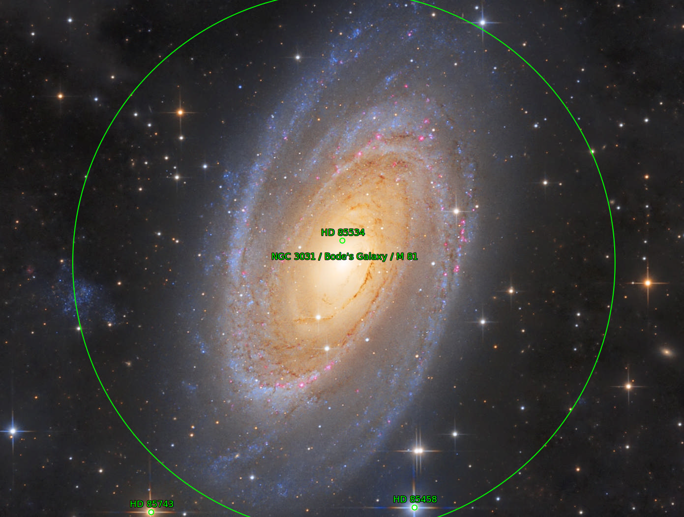 Sternkarten-Overlay (Astrometry.net)