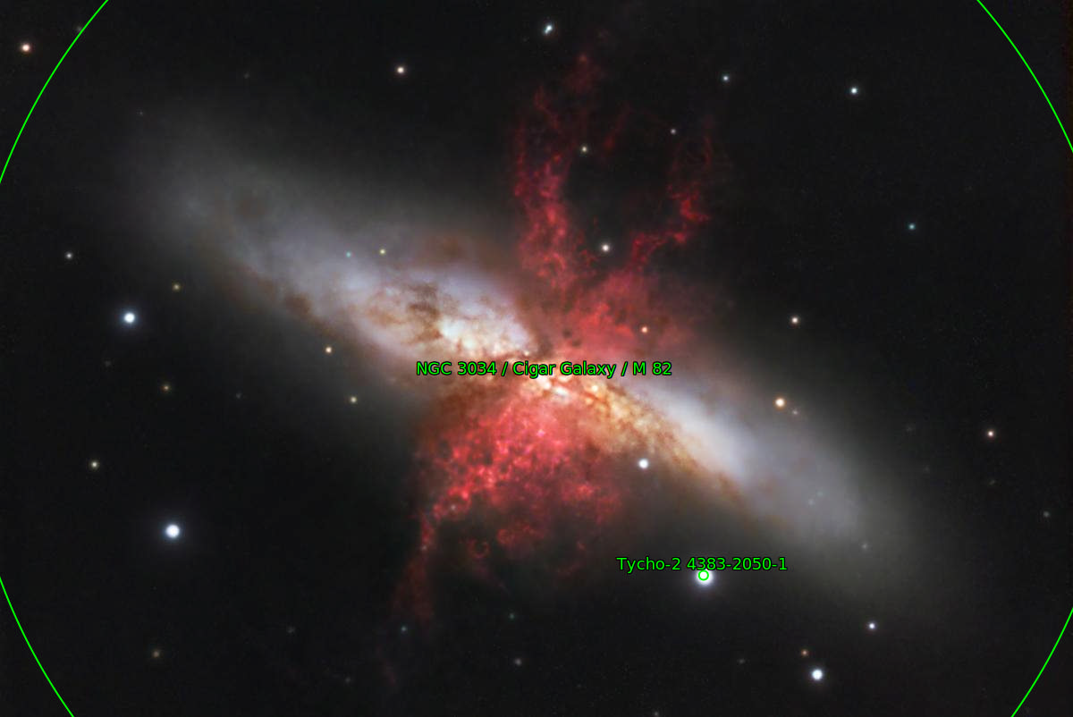Sternkarten-Overlay (Astrometry.net)