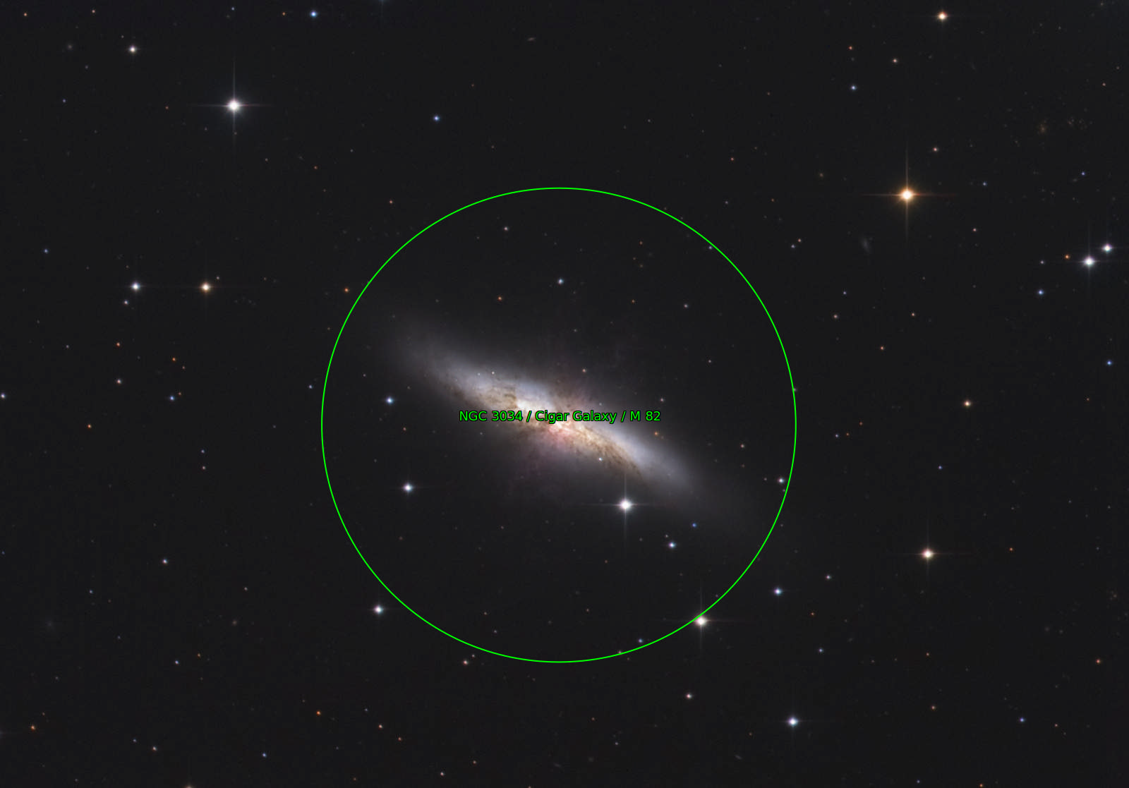 Sternkarten-Overlay (Astrometry.net)