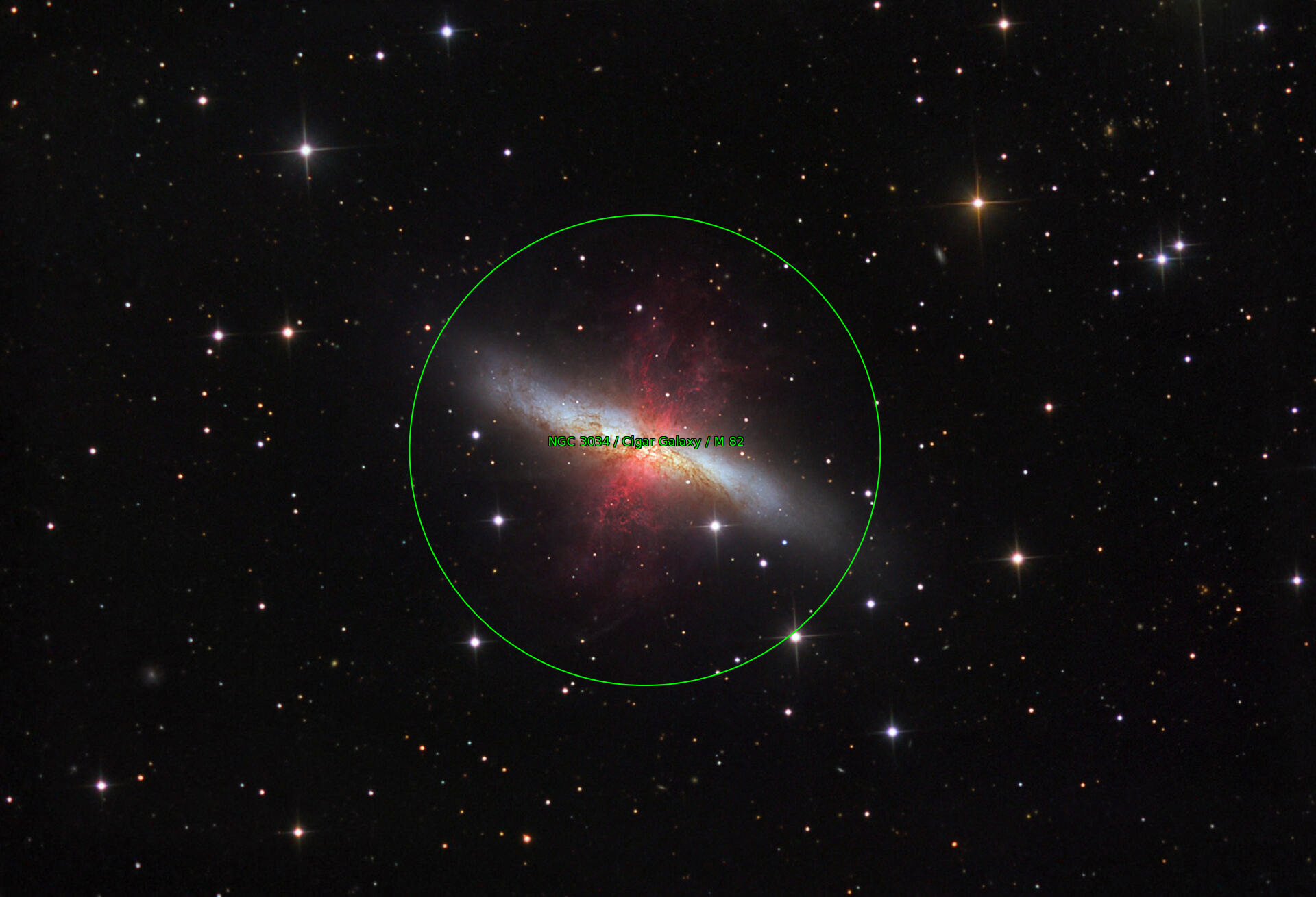 Sternkarten-Overlay (Astrometry.net)