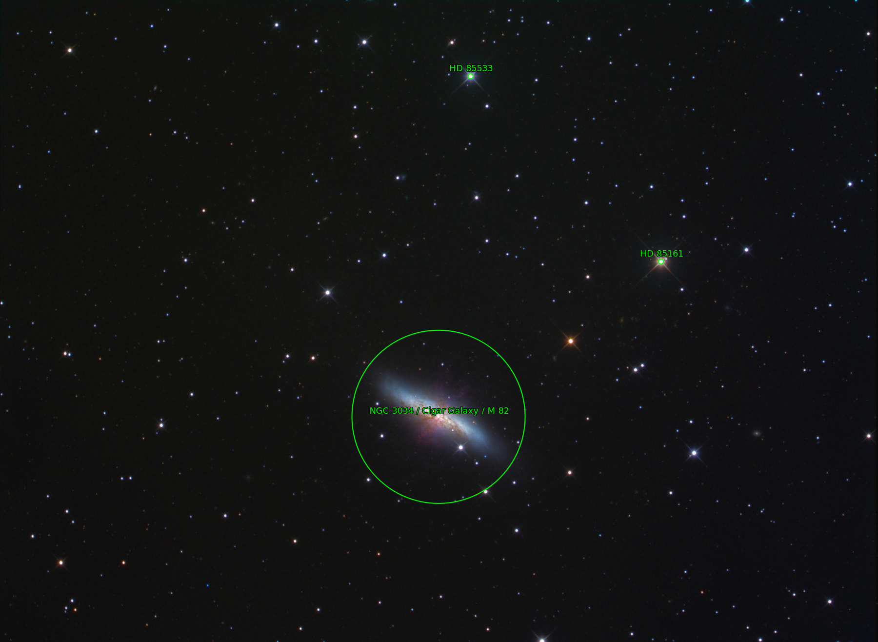 Sternkarten-Overlay (Astrometry.net)