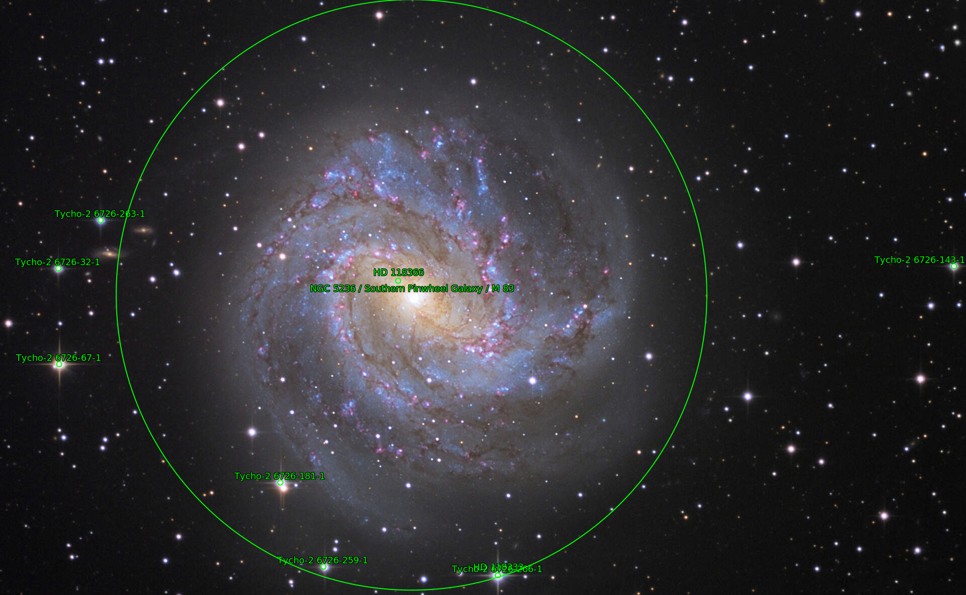 Sternkarten-Overlay (Astrometry.net)
