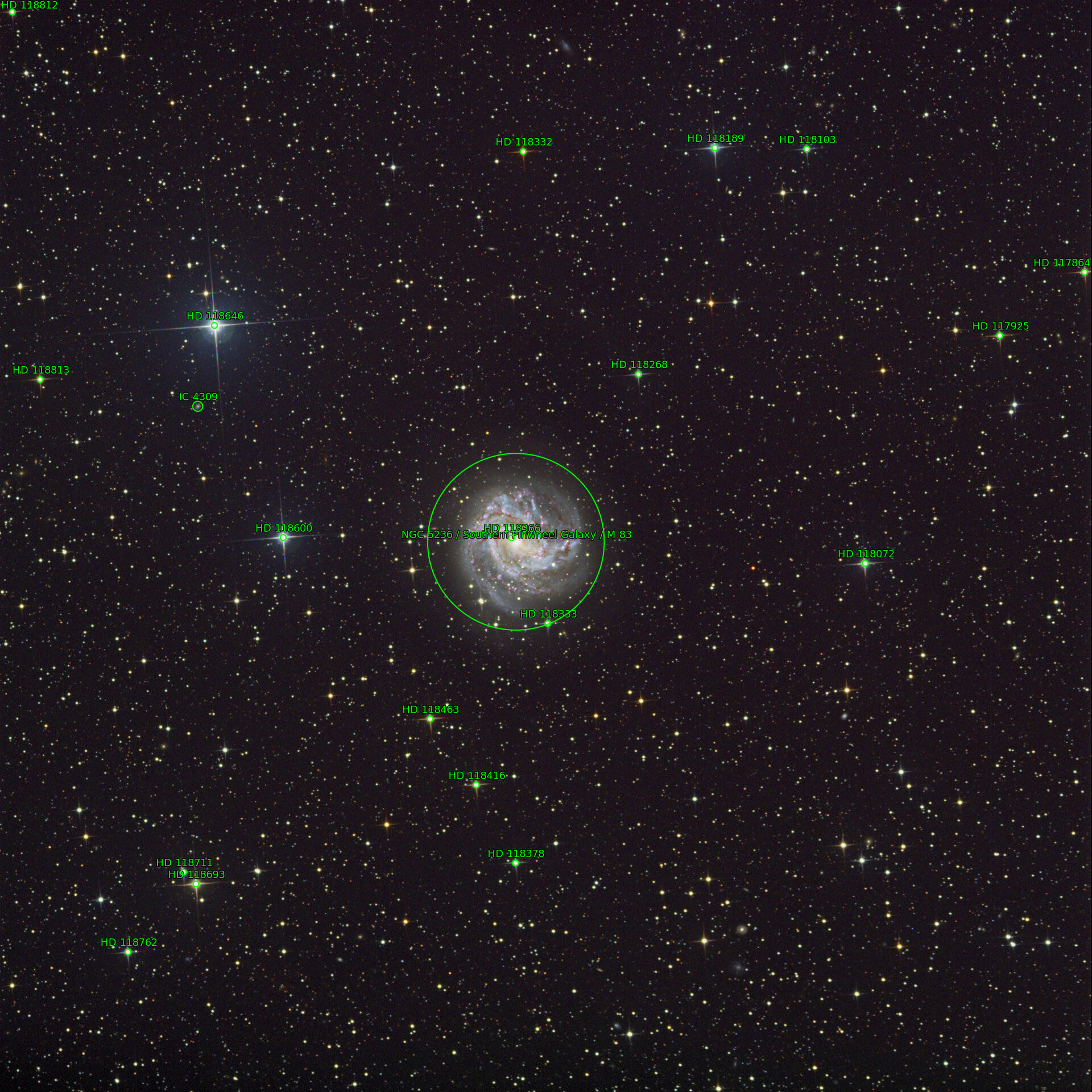 Sternkarten-Overlay (Astrometry.net)