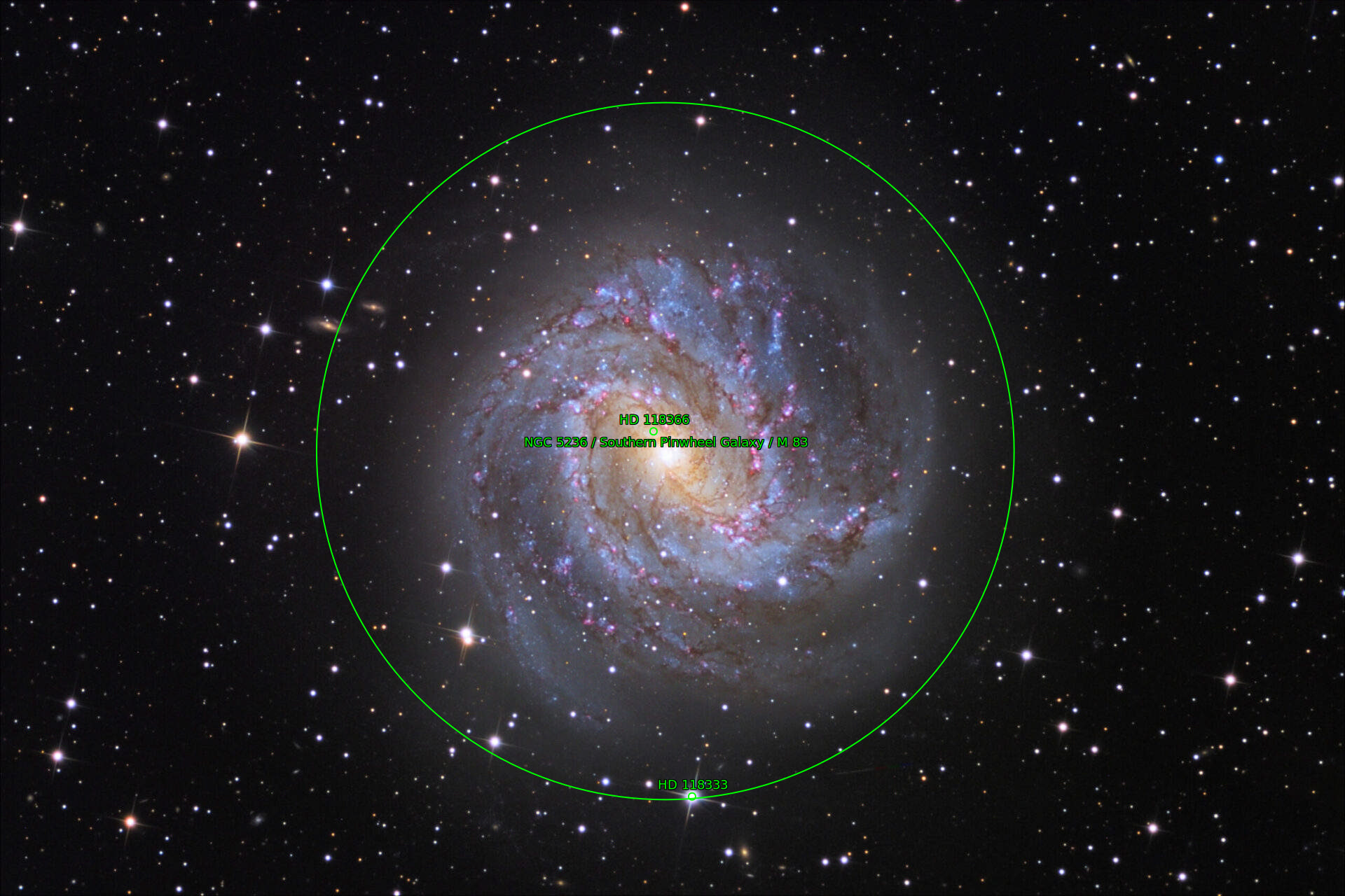 Sternkarten-Overlay (Astrometry.net)