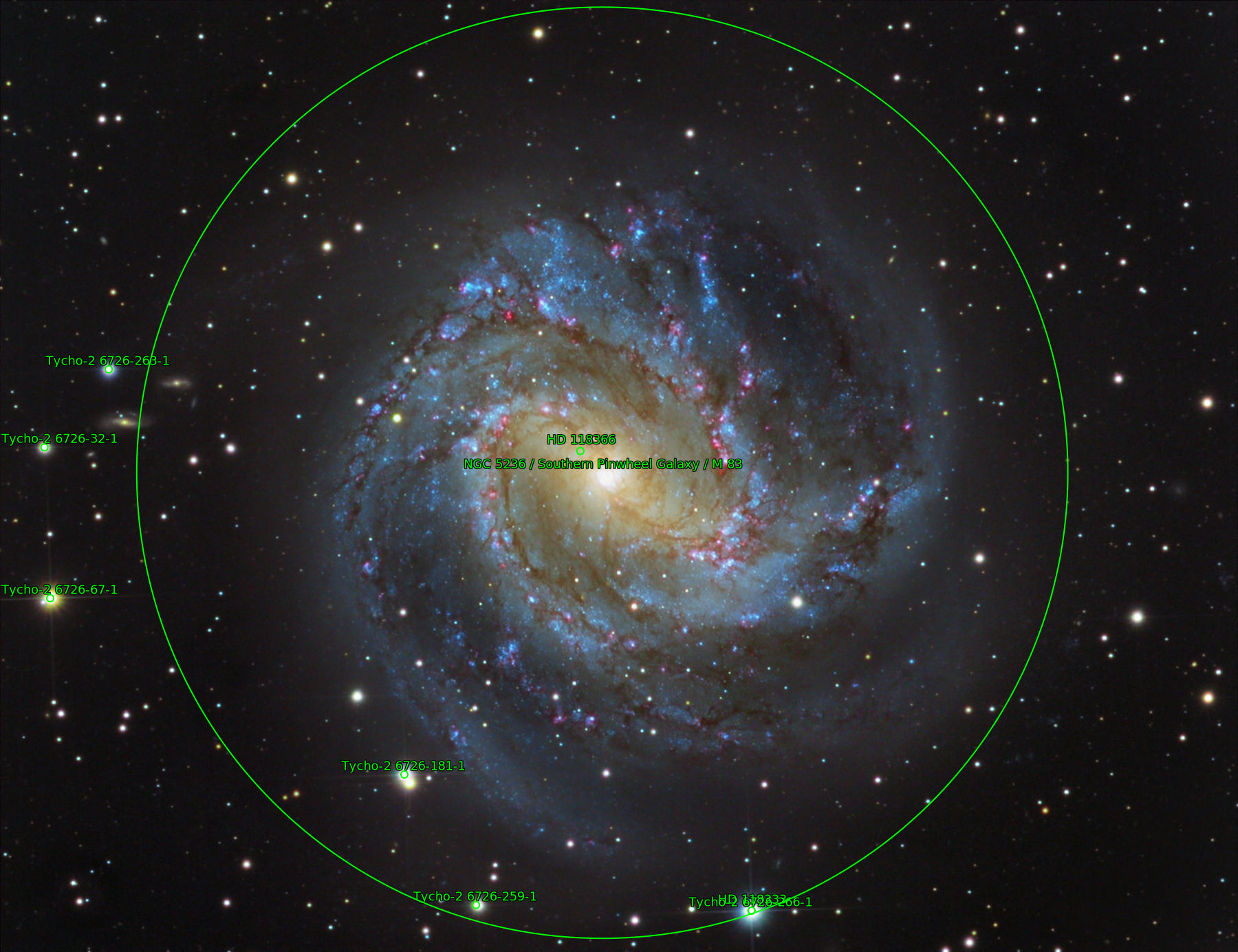Sternkarten-Overlay (Astrometry.net)