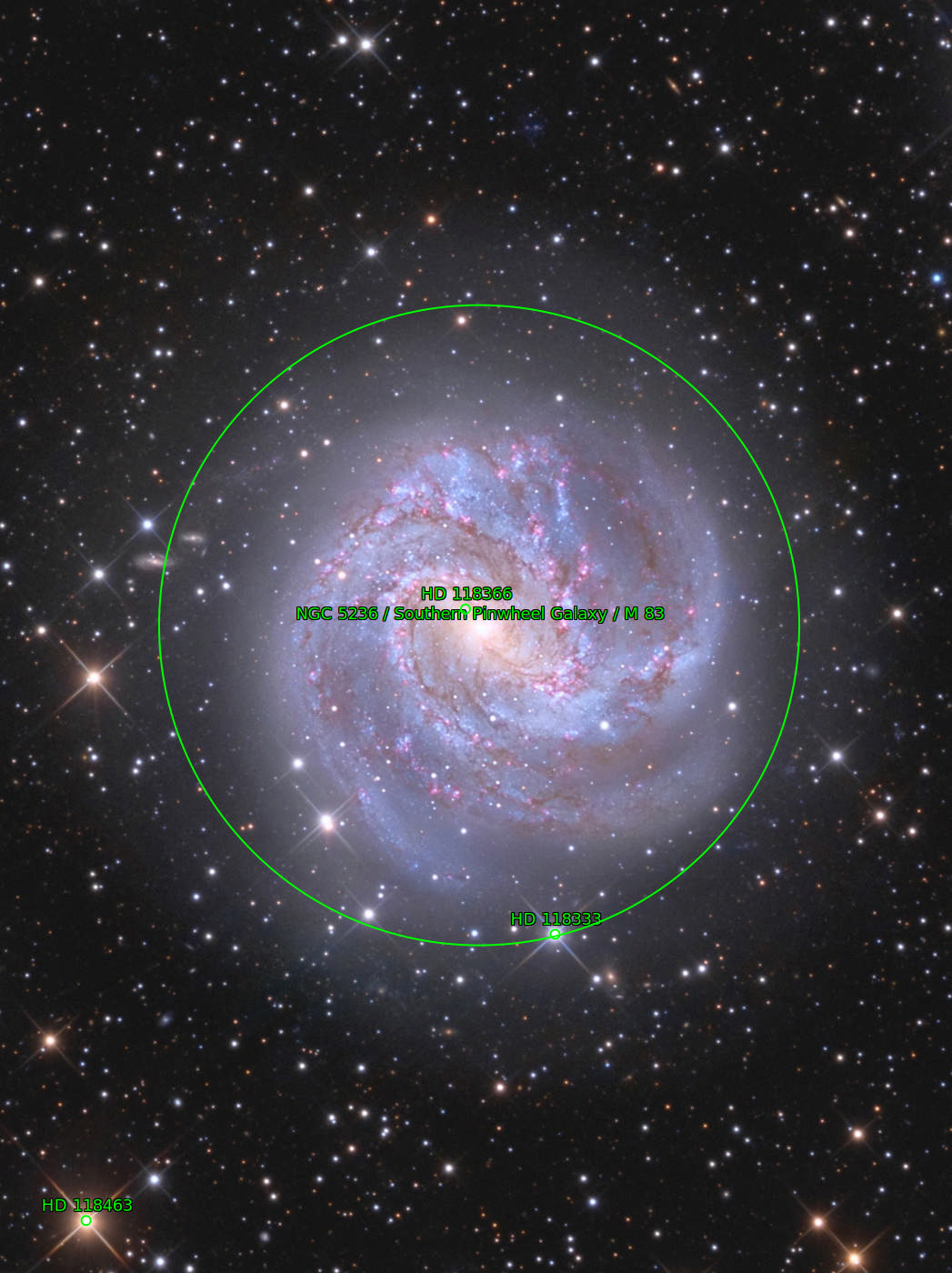 Sternkarten-Overlay (Astrometry.net)