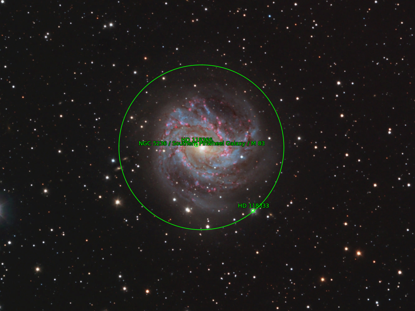 Sternkarten-Overlay (Astrometry.net)