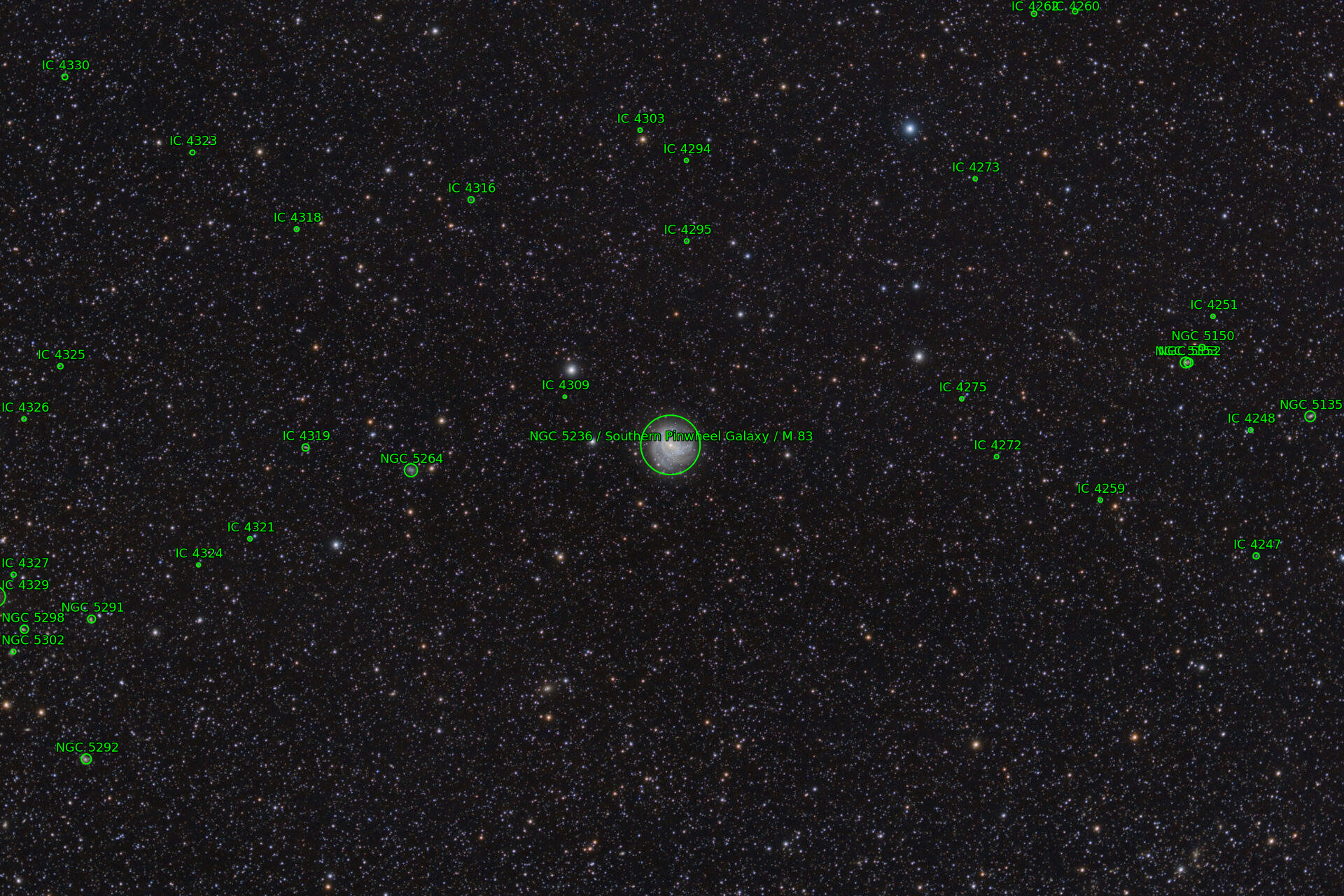 Sternkarten-Overlay (Astrometry.net)