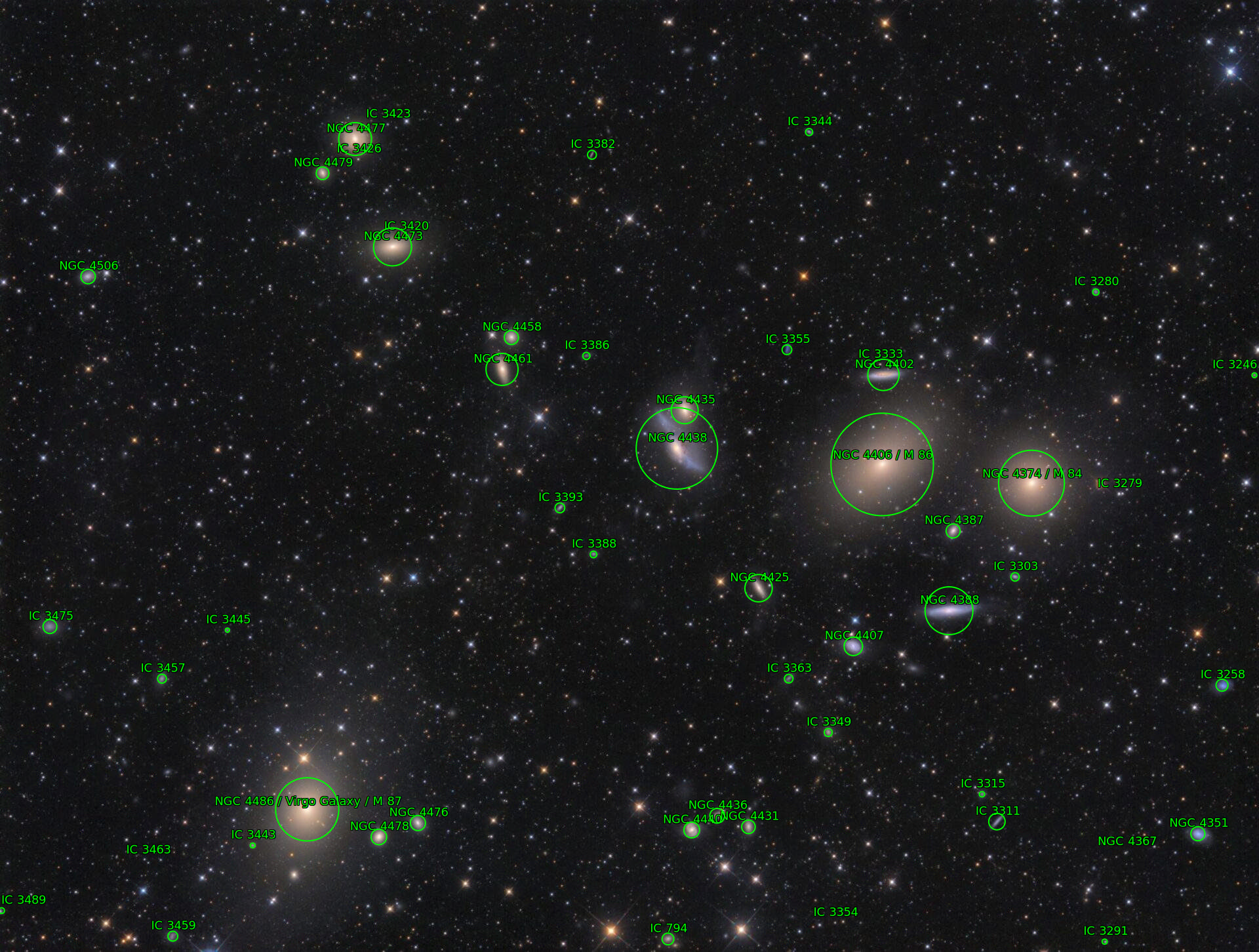 Sternkarten-Overlay (Astrometry.net)