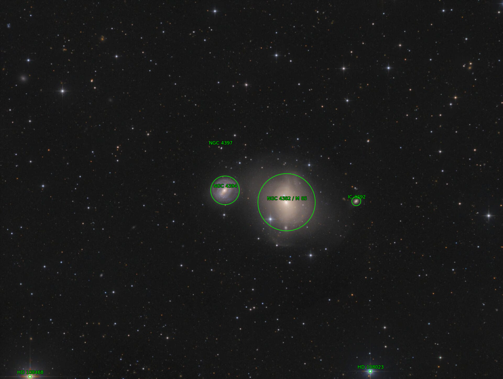 Sternkarten-Overlay (Astrometry.net)