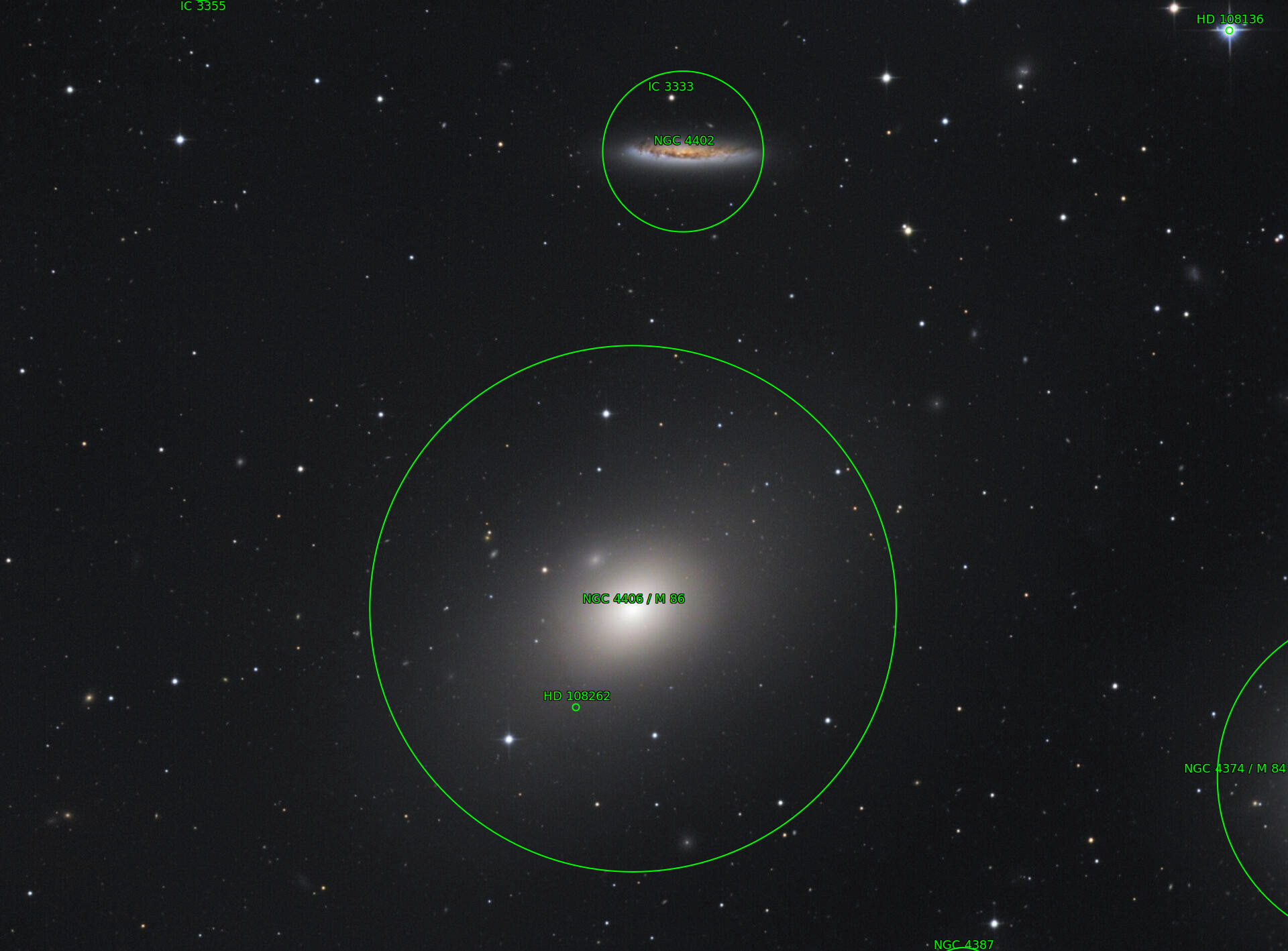 Sternkarten-Overlay (Astrometry.net)