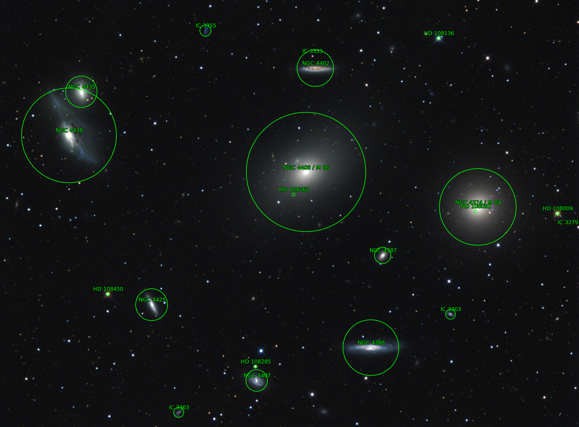 Sternkarten-Overlay (Astrometry.net)