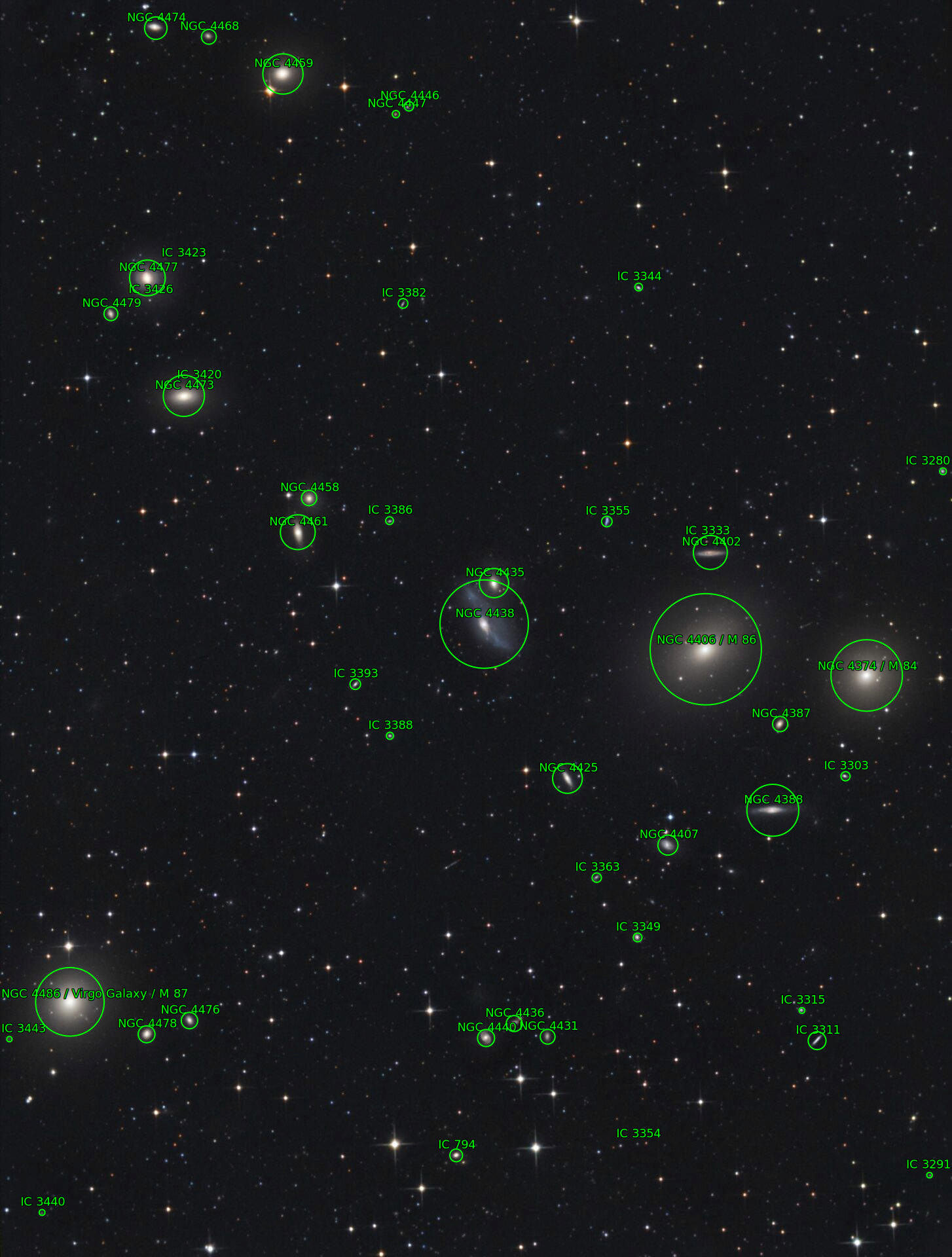Sternkarten-Overlay (Astrometry.net)