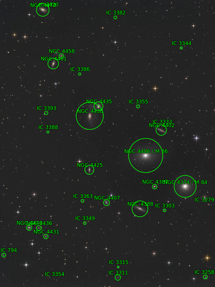 Sternkarten-Overlay (Astrometry.net)