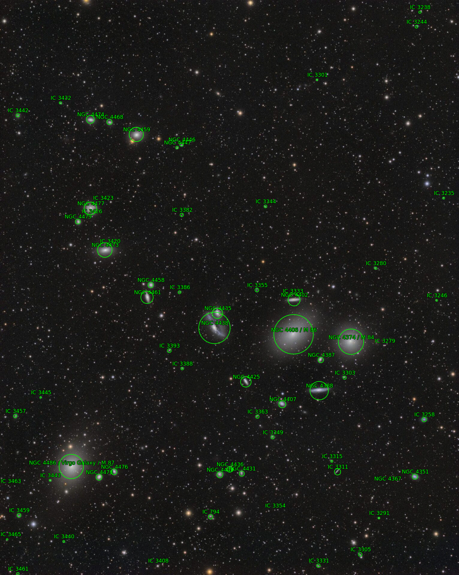 Sternkarten-Overlay (Astrometry.net)