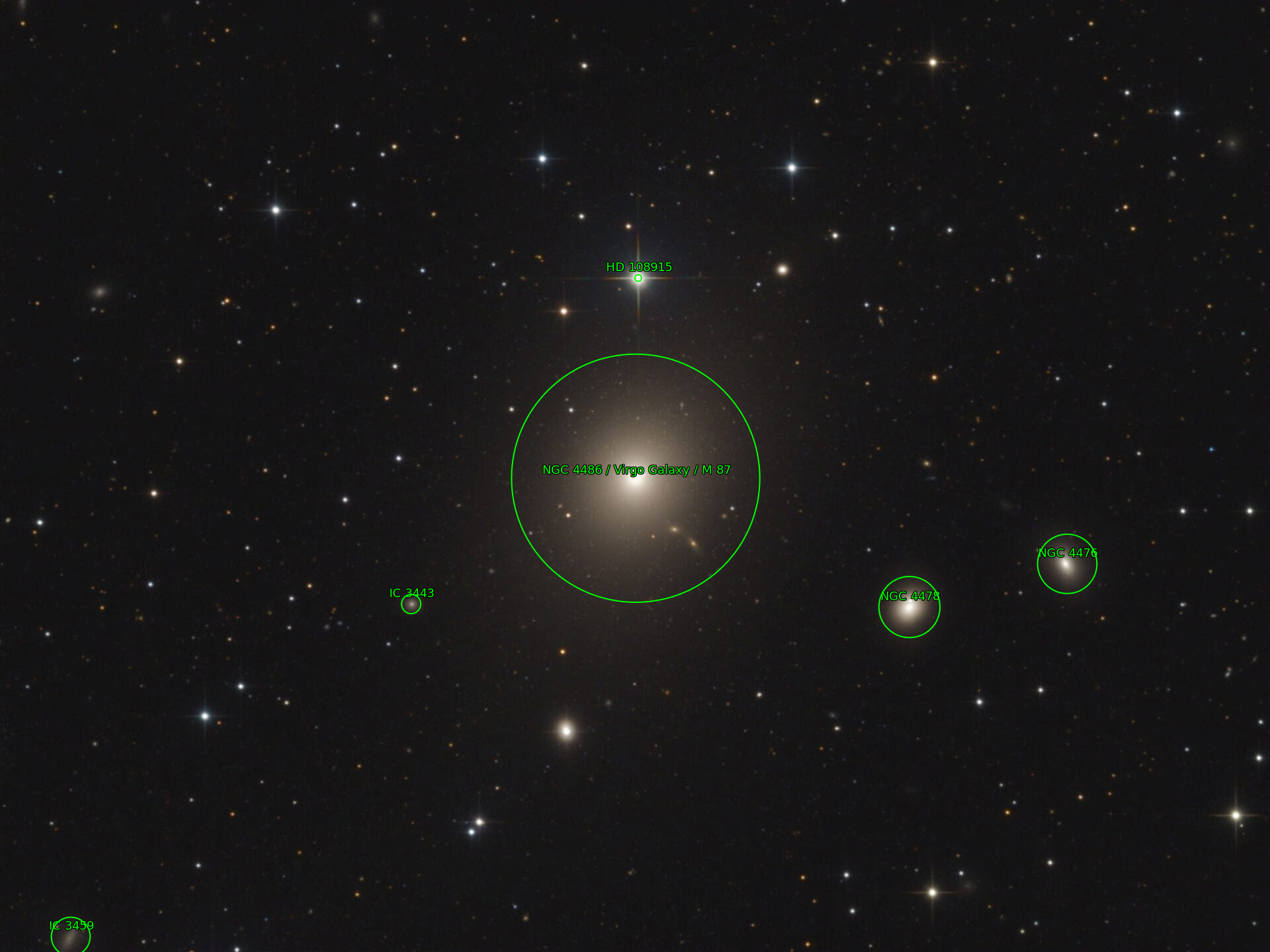 Sternkarten-Overlay (Astrometry.net)