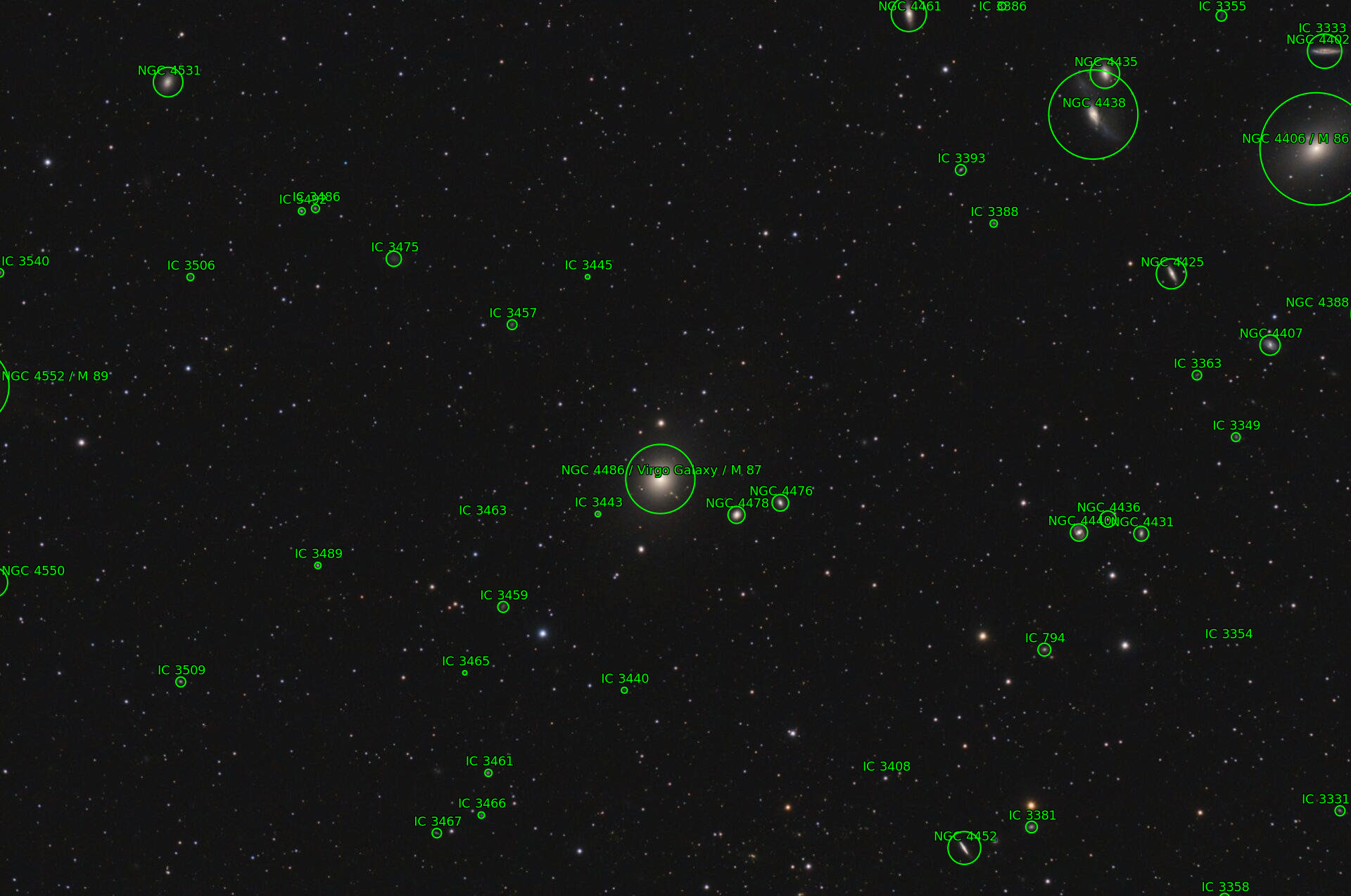 Sternkarten-Overlay (Astrometry.net)