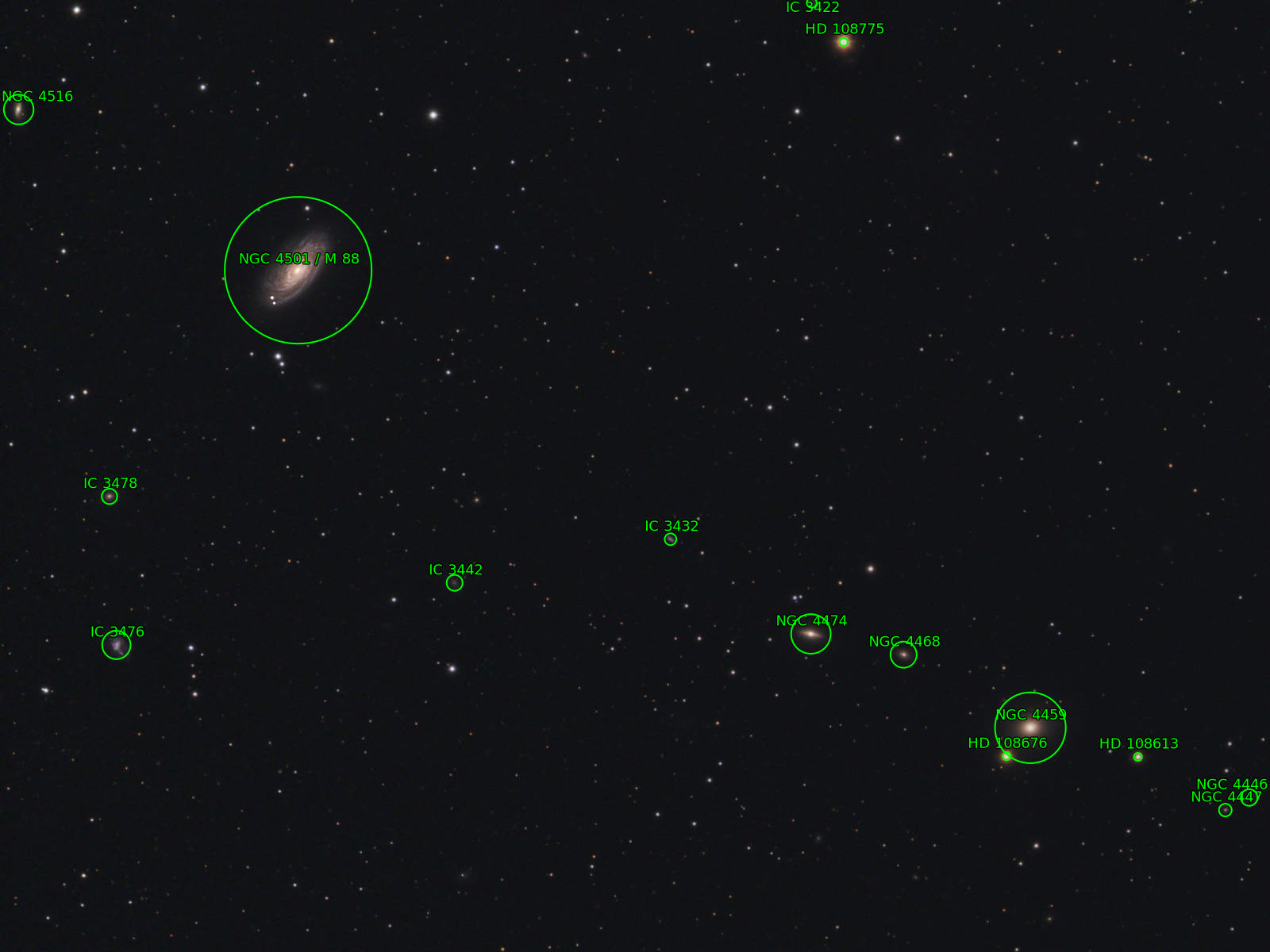 Sternkarten-Overlay (Astrometry.net)
