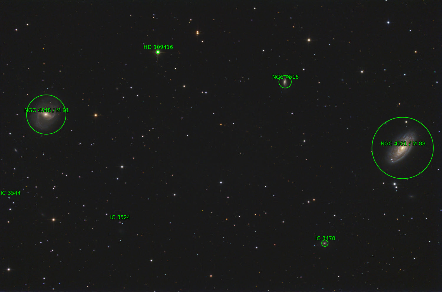 Sternkarten-Overlay (Astrometry.net)