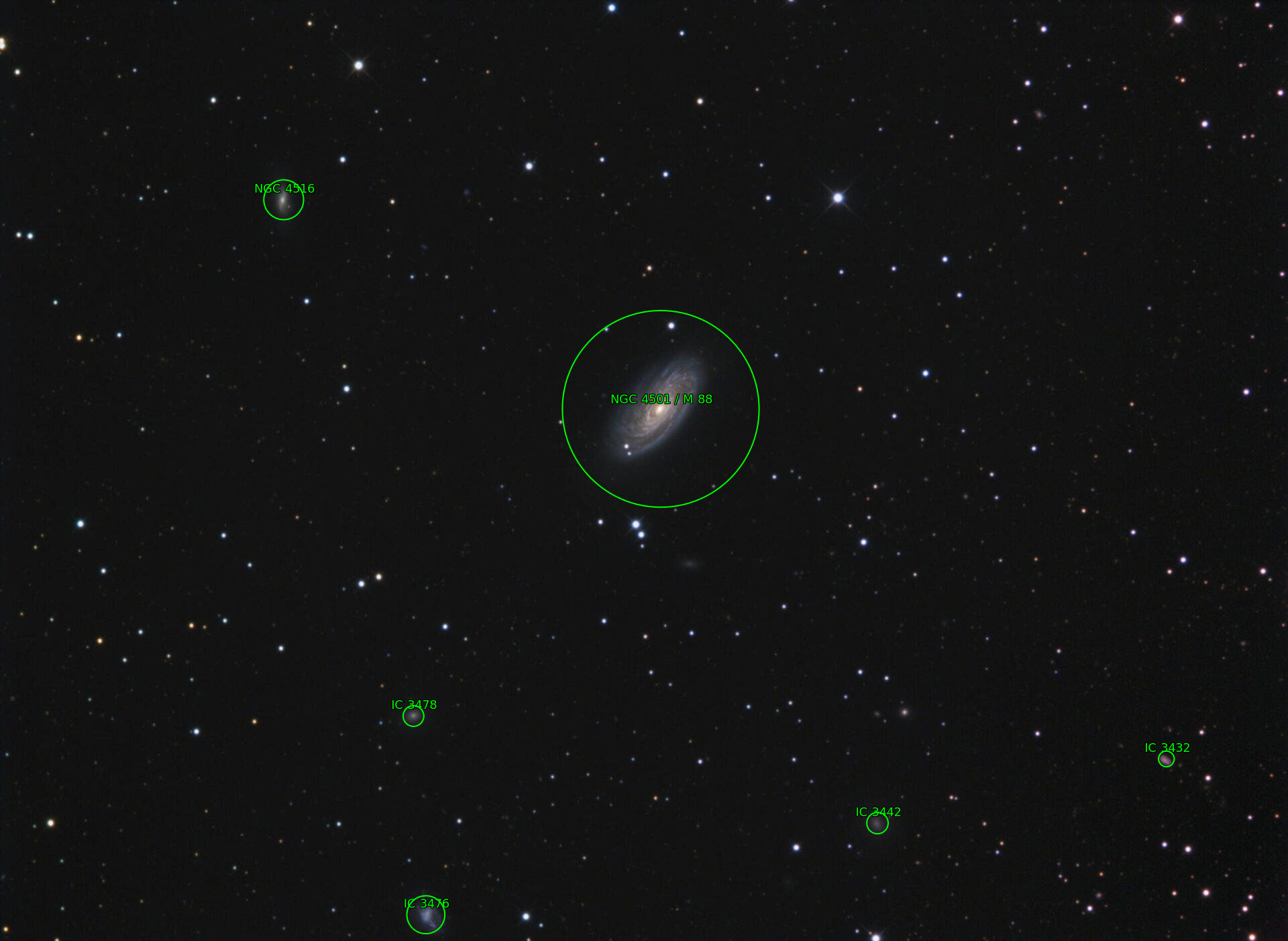 Sternkarten-Overlay (Astrometry.net)