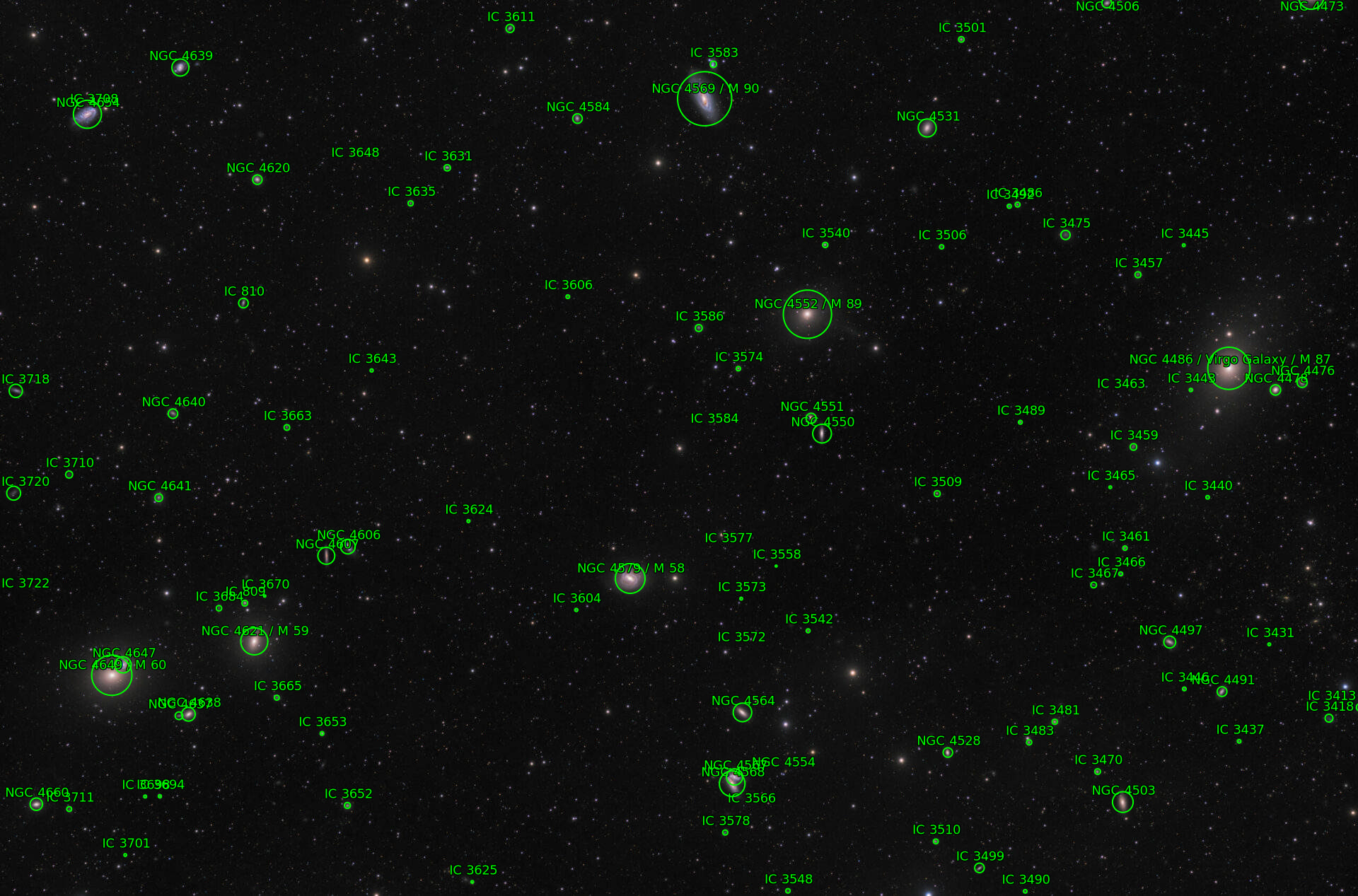 Sternkarten-Overlay (Astrometry.net)
