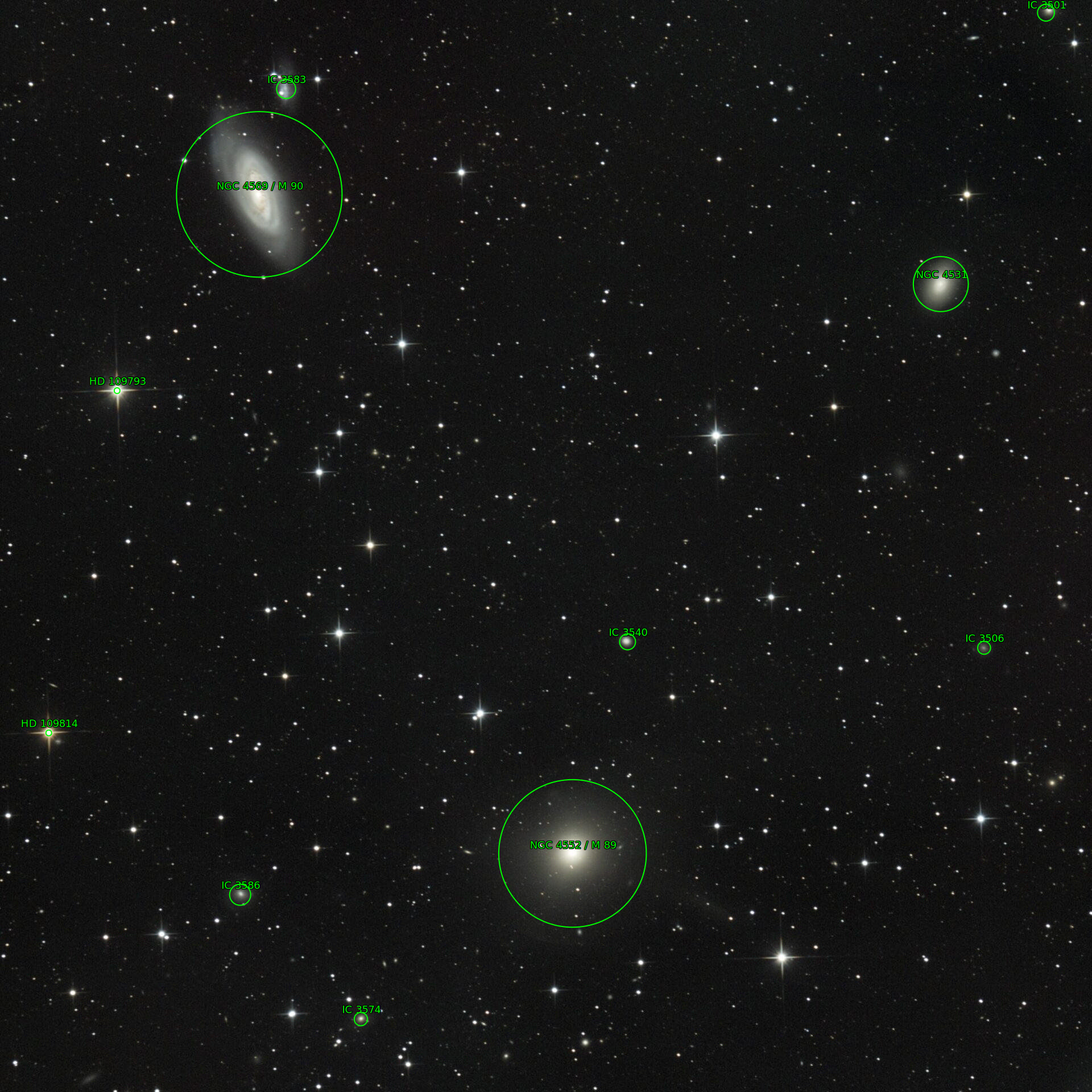 Sternkarten-Overlay (Astrometry.net)