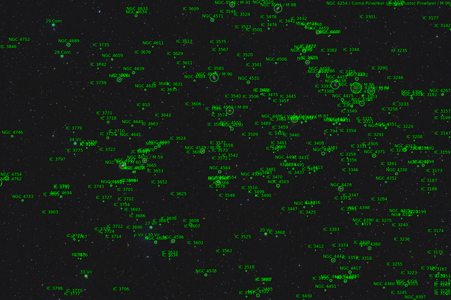 Sternkarten-Overlay (Astrometry.net)