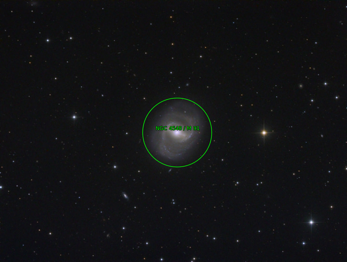 Sternkarten-Overlay (Astrometry.net)