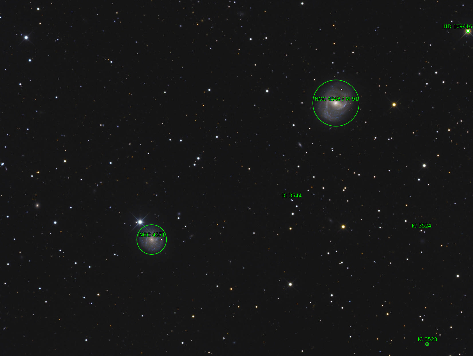Sternkarten-Overlay (Astrometry.net)
