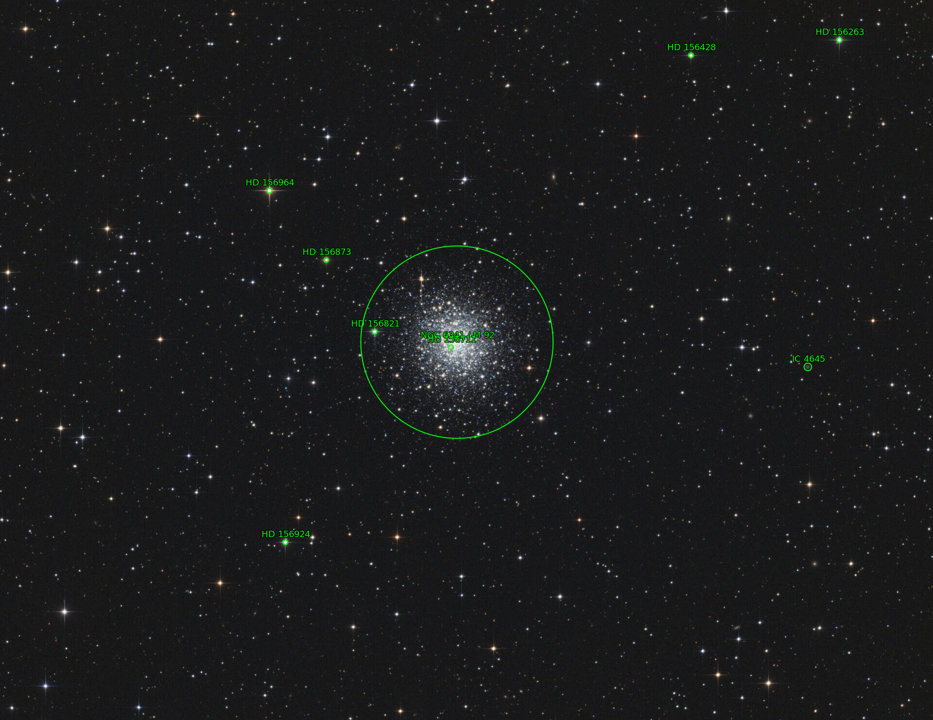 Sternkarten-Overlay (Astrometry.net)
