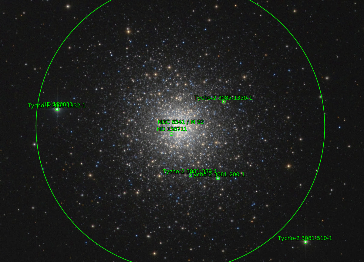 Sternkarten-Overlay (Astrometry.net)