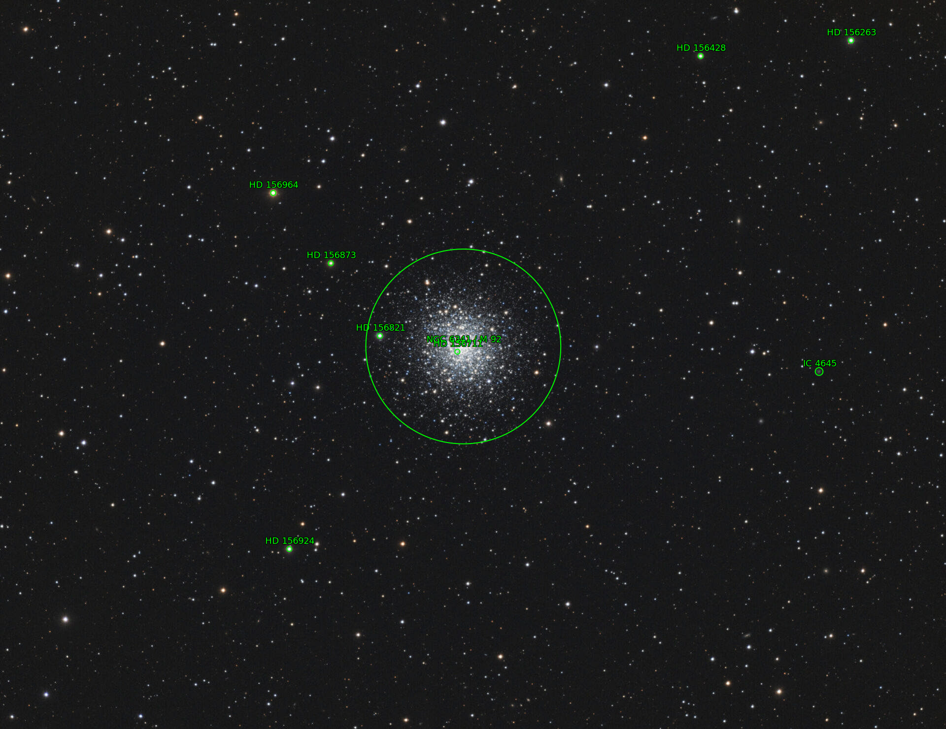 Sternkarten-Overlay (Astrometry.net)