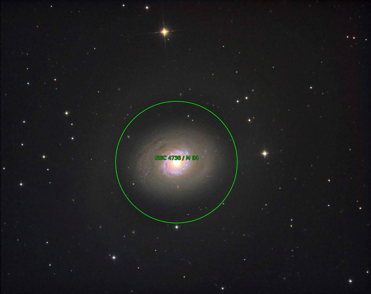 Sternkarten-Overlay (Astrometry.net)