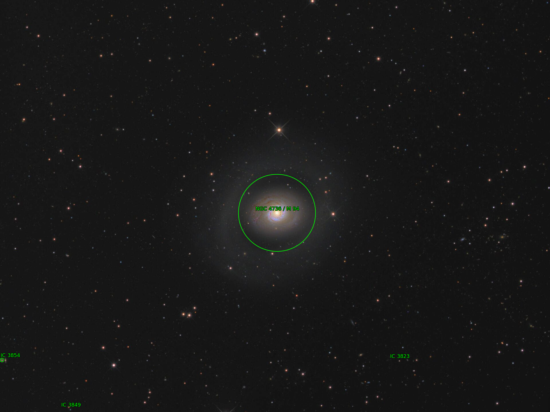 Sternkarten-Overlay (Astrometry.net)
