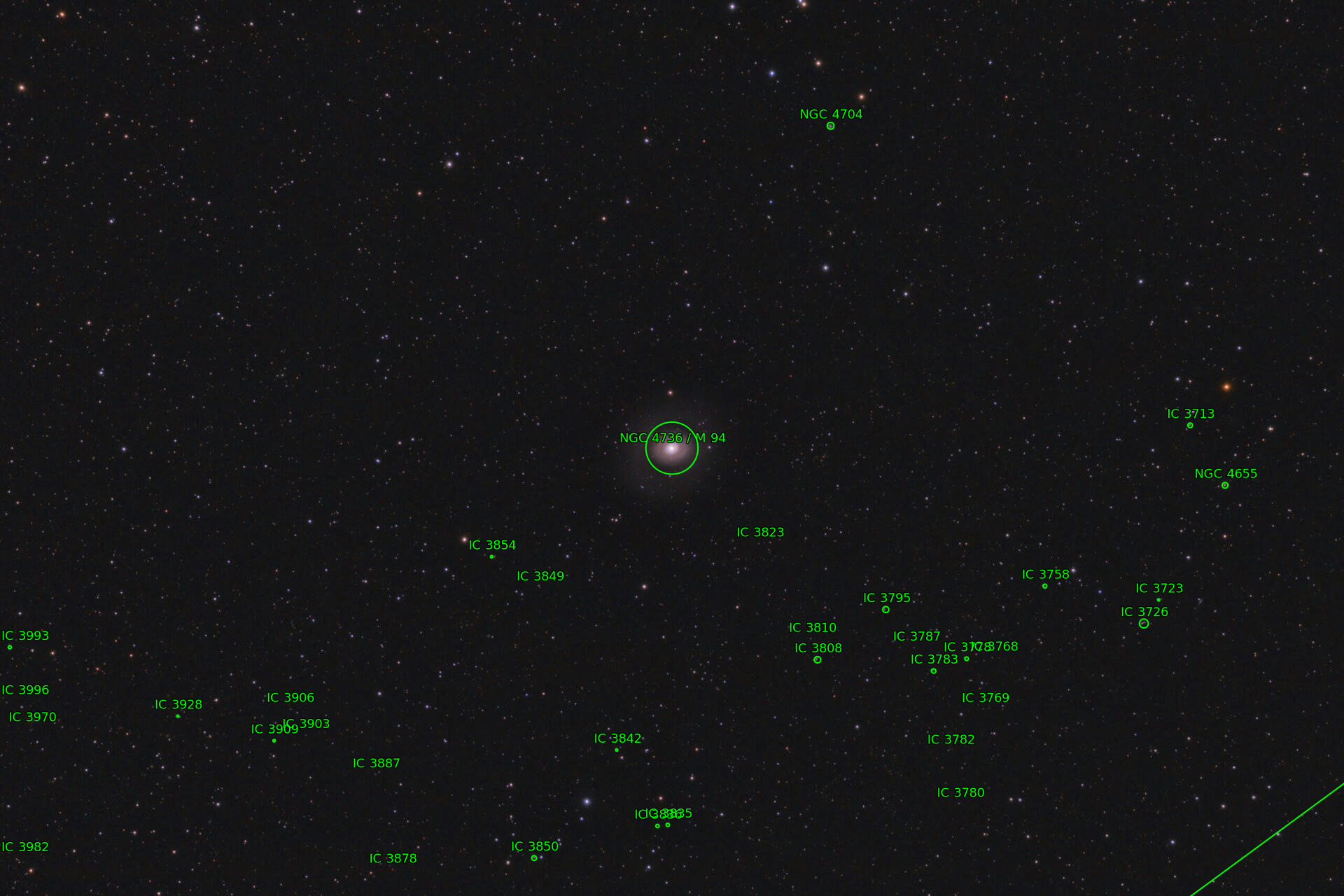 Sternkarten-Overlay (Astrometry.net)