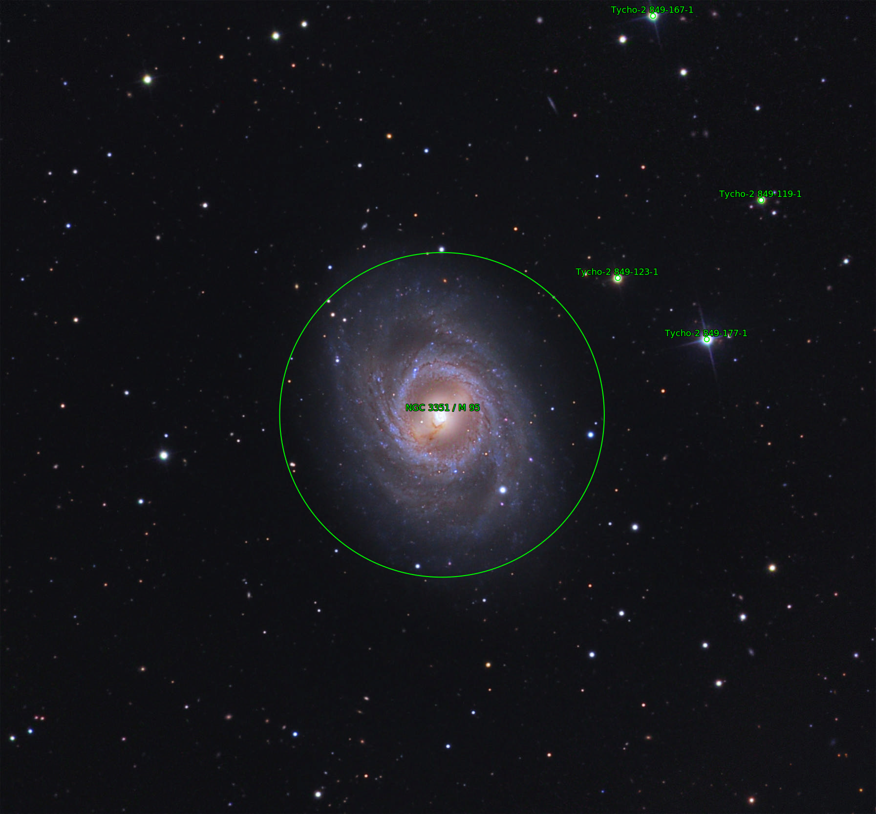 Sternkarten-Overlay (Astrometry.net)