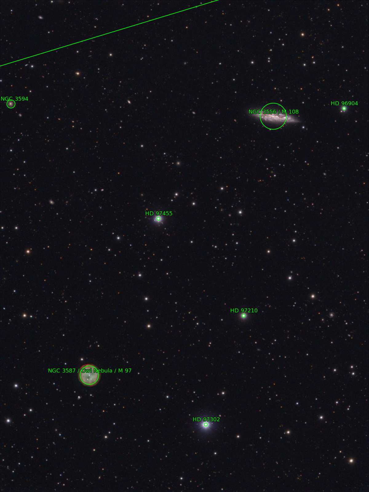 Sternkarten-Overlay (Astrometry.net)
