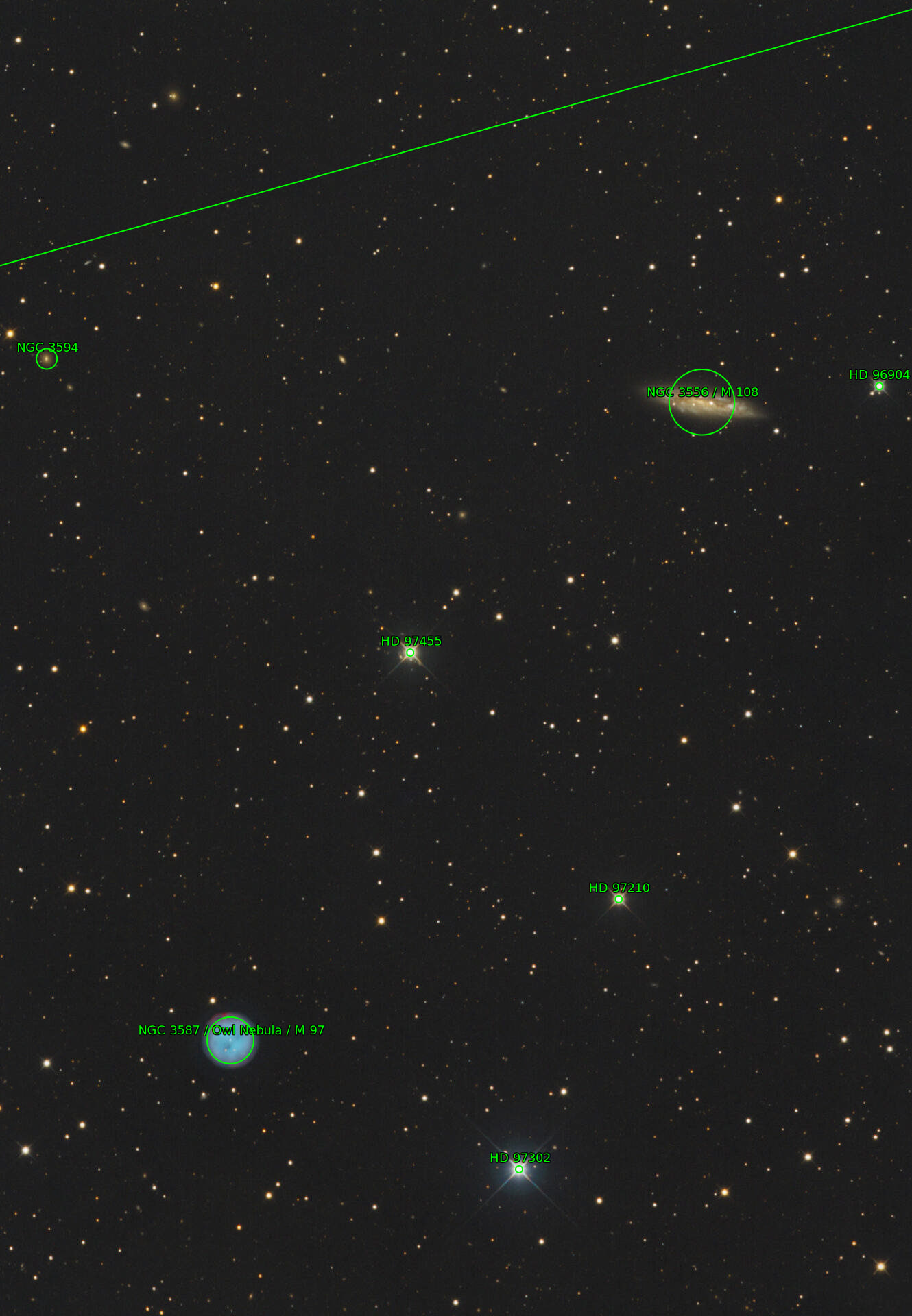 Sternkarten-Overlay (Astrometry.net)