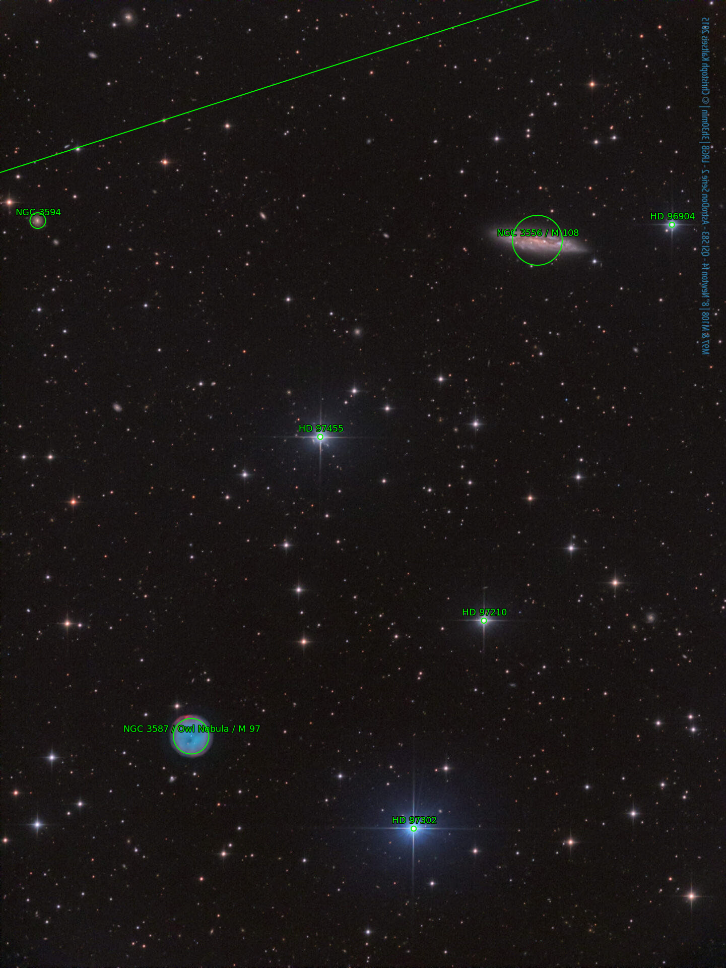 Sternkarten-Overlay (Astrometry.net)