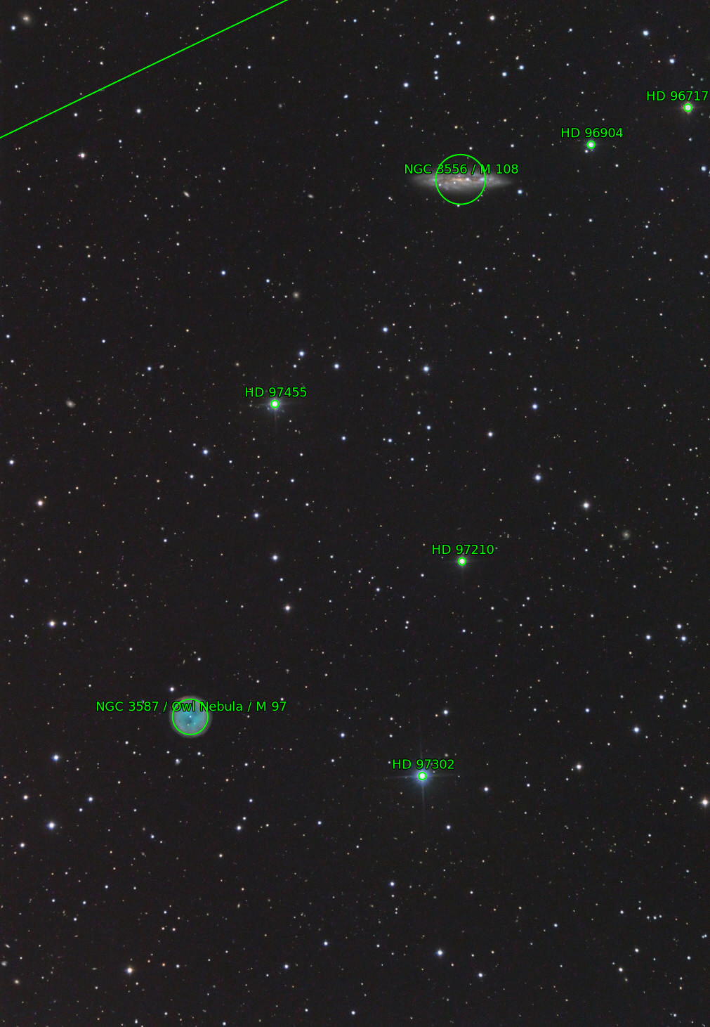 Sternkarten-Overlay (Astrometry.net)