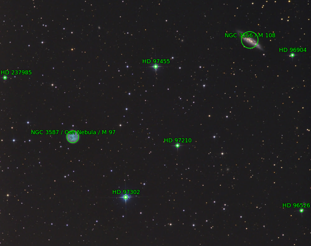 Sternkarten-Overlay (Astrometry.net)