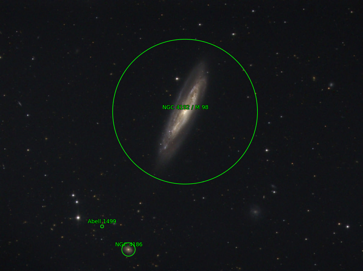 Sternkarten-Overlay (Astrometry.net)